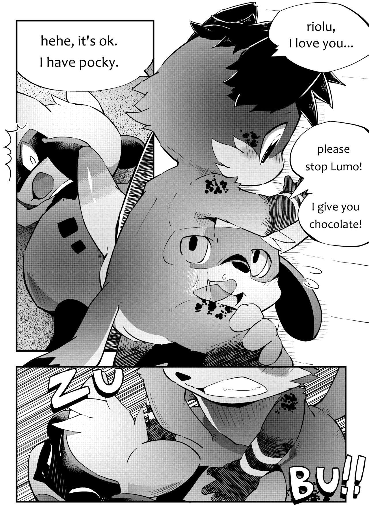 Ofuro - Lumo & Riolu page 6 full