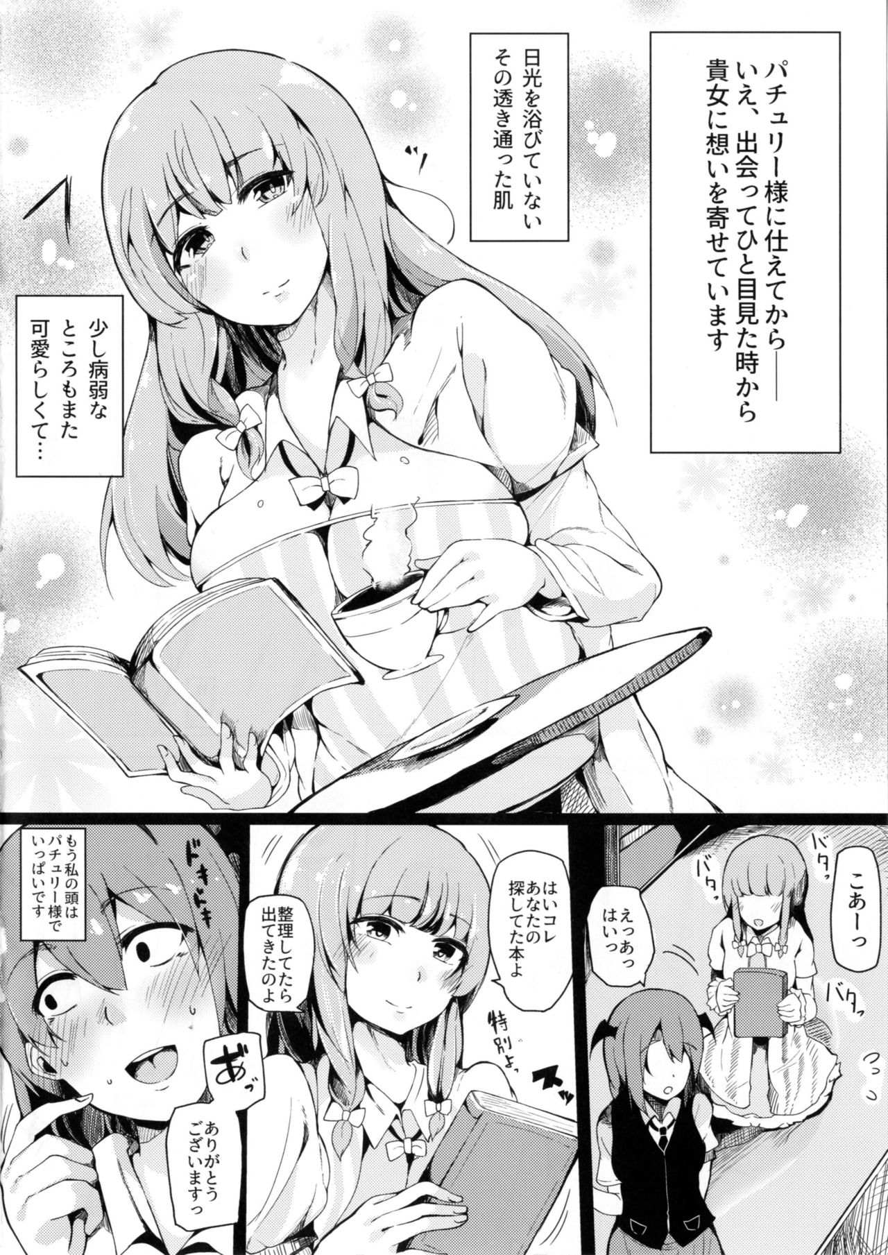 Koakuma ga Patchouli ni Biyaku Semen Sosoide Toriko ni Shichau Hon page 5 full