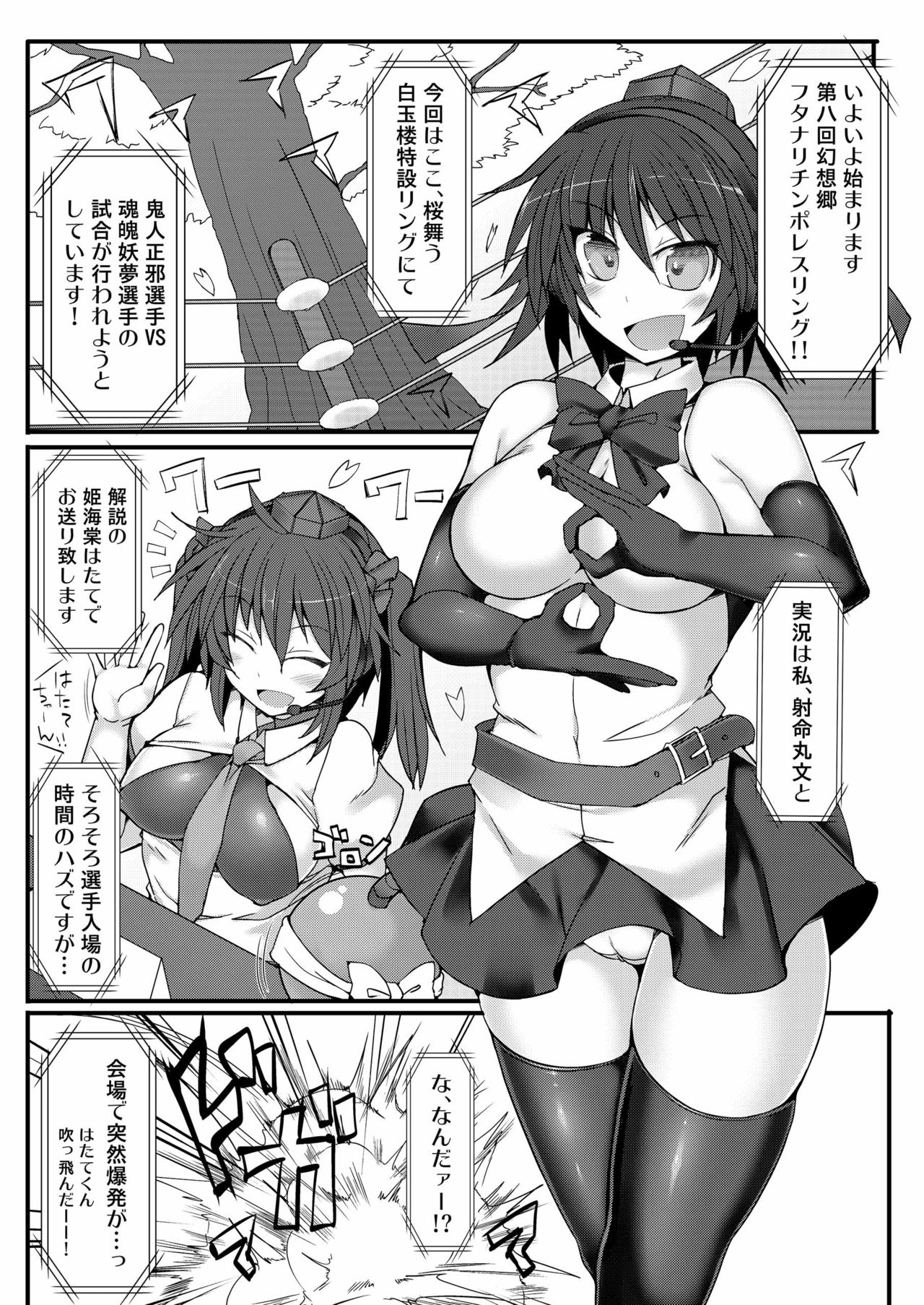 Gensoukyou Futanari Chinpo 8 Youmu vs Seija page 5 full