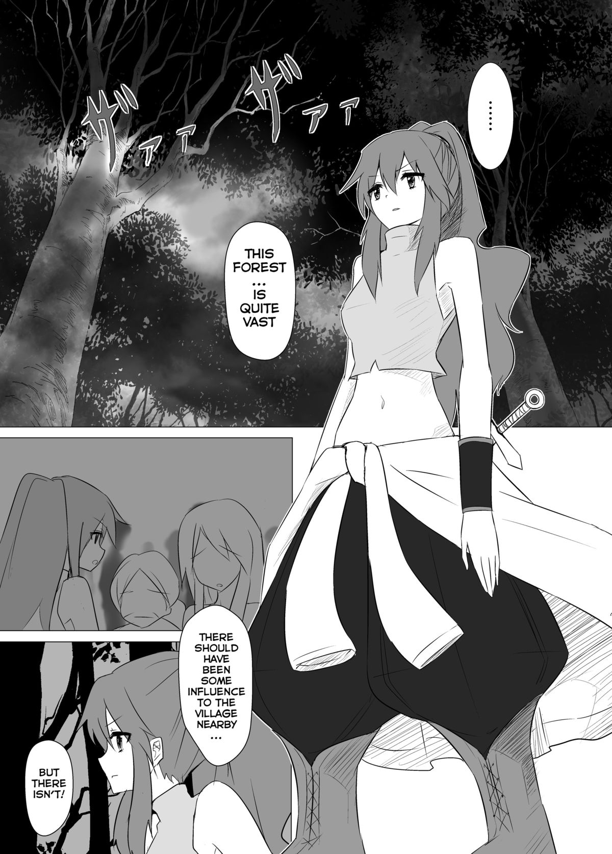 Jingai Lez Rape -Alraune Hen- | Jingai Lez Rape -Alraune Story- page 3 full