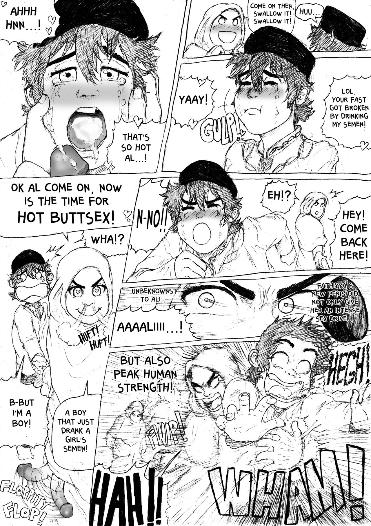 Kartun Islami: Sebuah hentai futanari pegging page 8 full