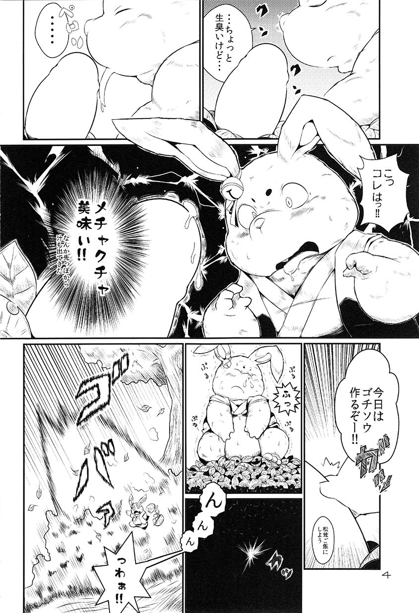 Usagi to Tanuki to Kimono no Hon Hana page 3 full