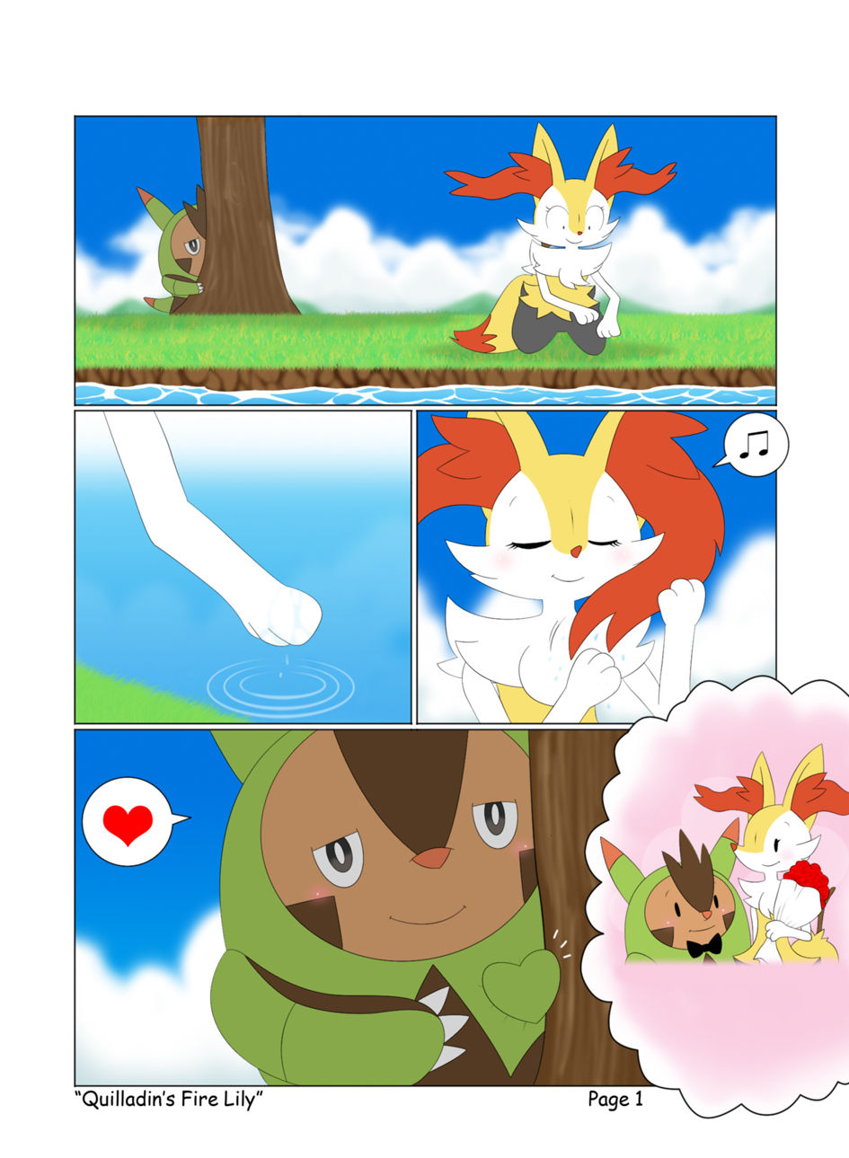 Quilladin's Fire Lily page 1 full
