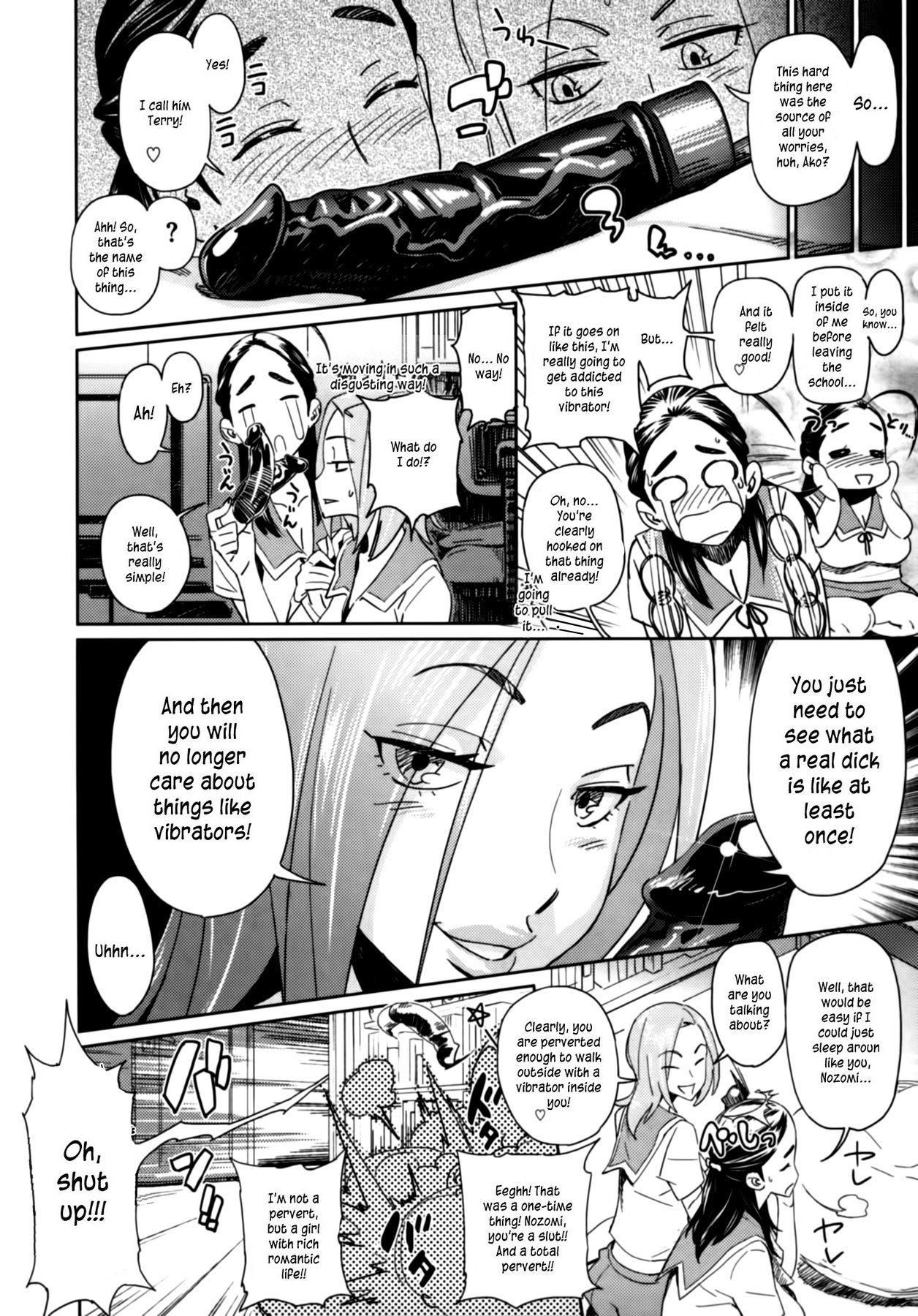 Ako to Nozomi no Onayami Soudan | Ako's and Nozomi's Discussion of Masturbation Addictions page 4 full