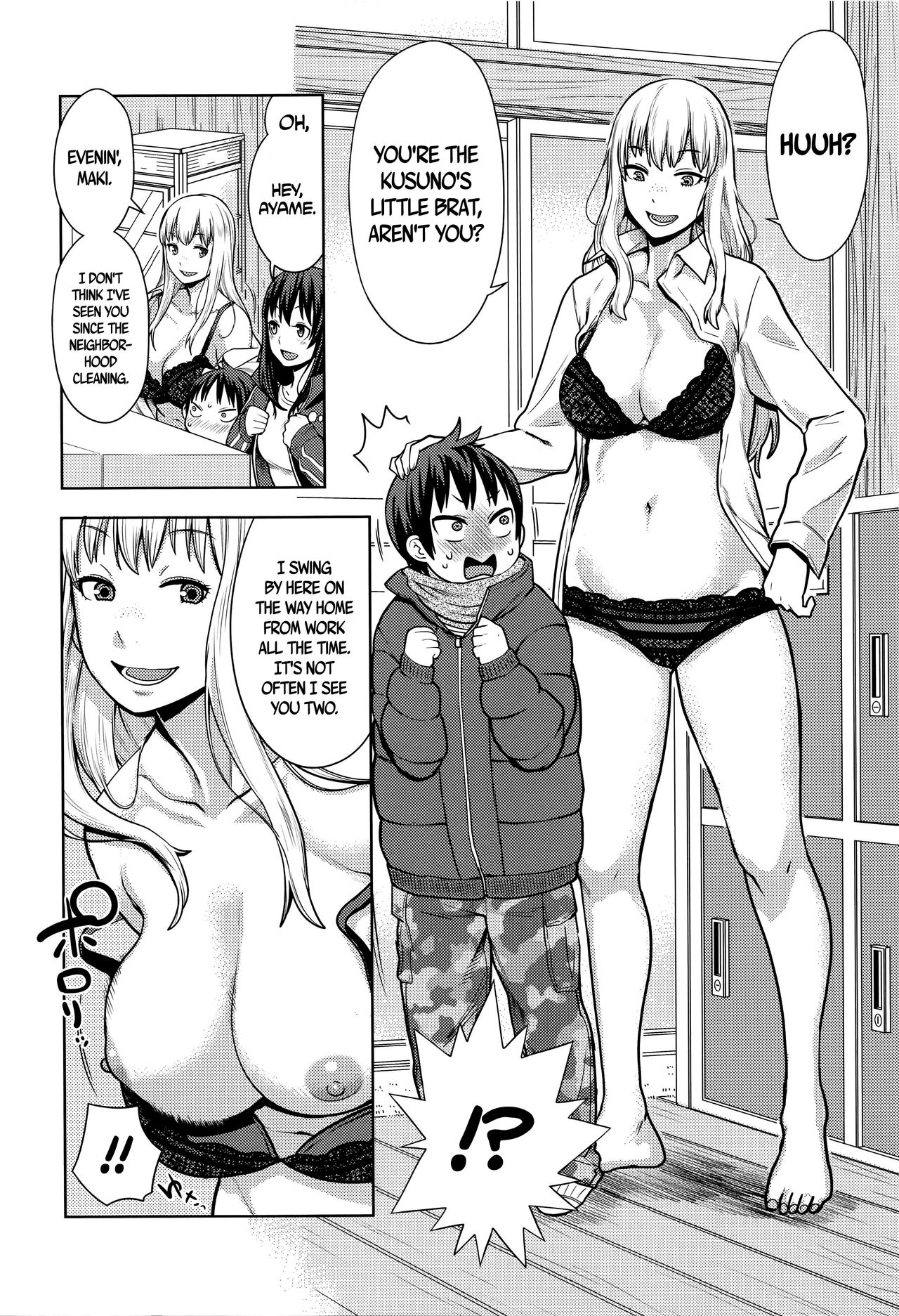 Koushuu Yokujou Ane no Yu | Steamy Bathhouse   =TLL + CW= page 6 full