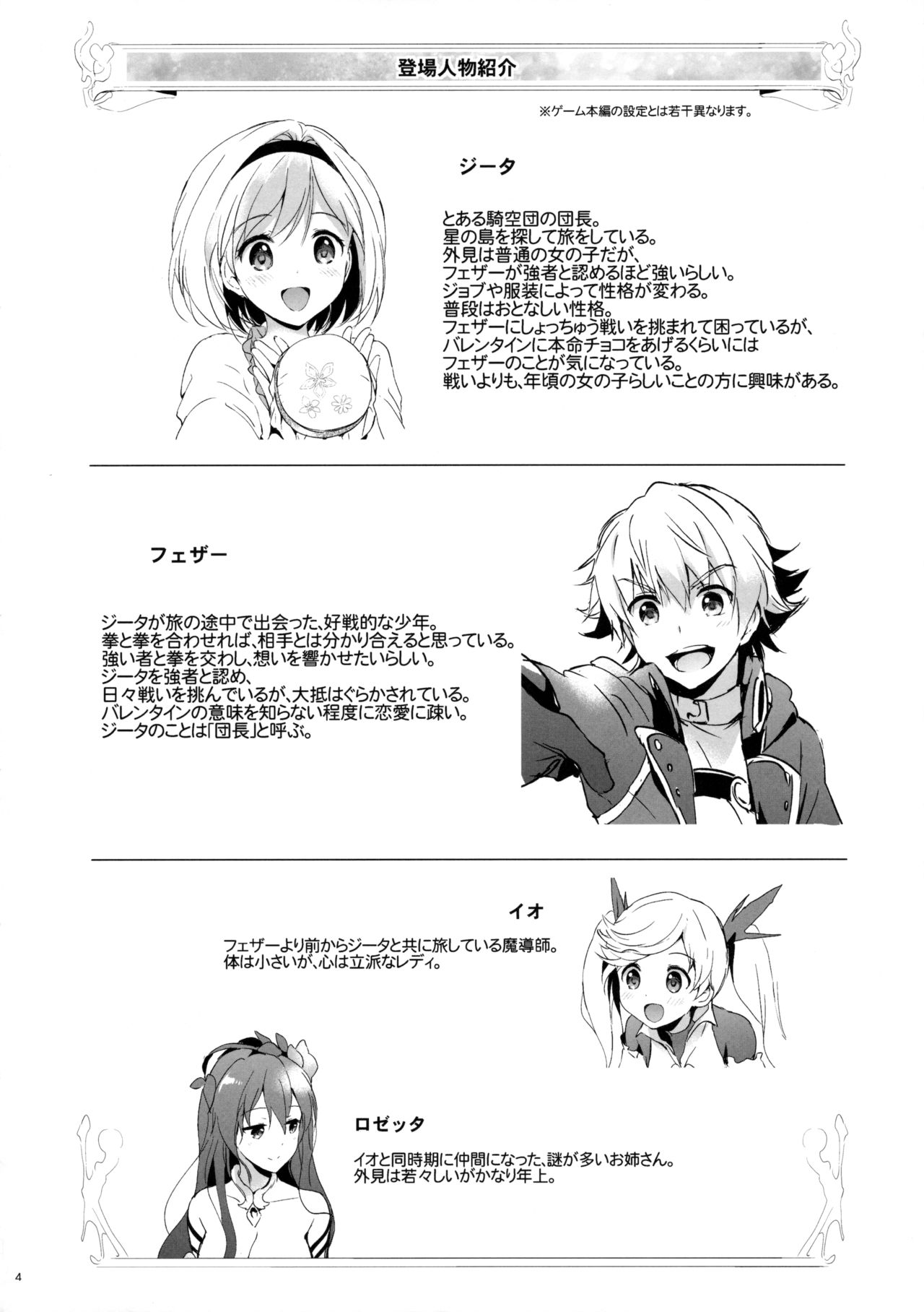 Djeeta-chan no Renai Battle na Hibi page 4 full