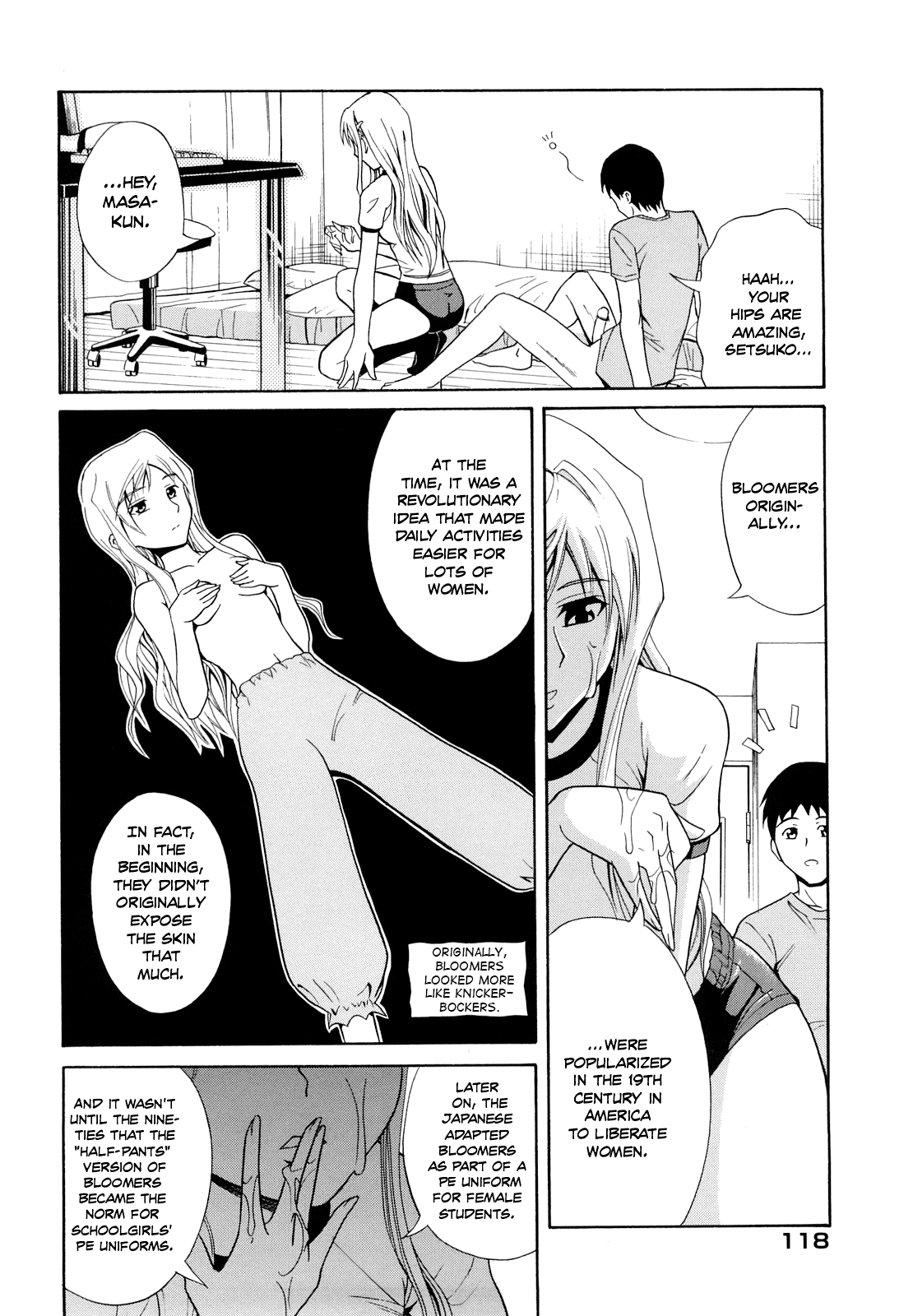 Noukon Bloomer Setsuko-san | Navy Blue Bloomers Setsuko-san page 10 full