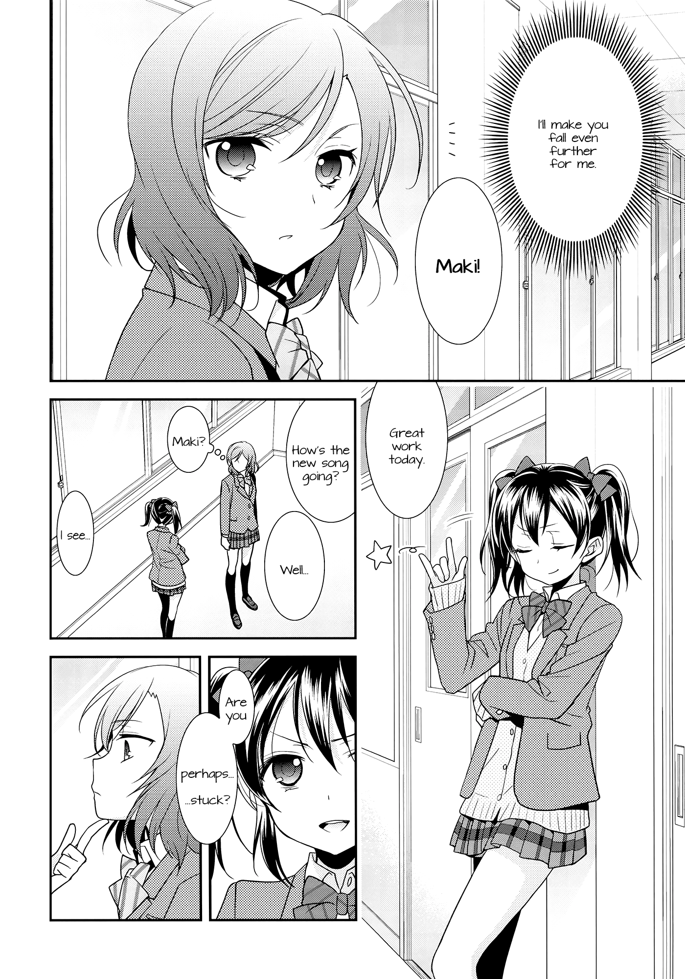 Uchuu No.1 Idol Nico-nii ga Choro Sugi Maki-chan ni Okoru no wa Atarimae desu. page 7 full