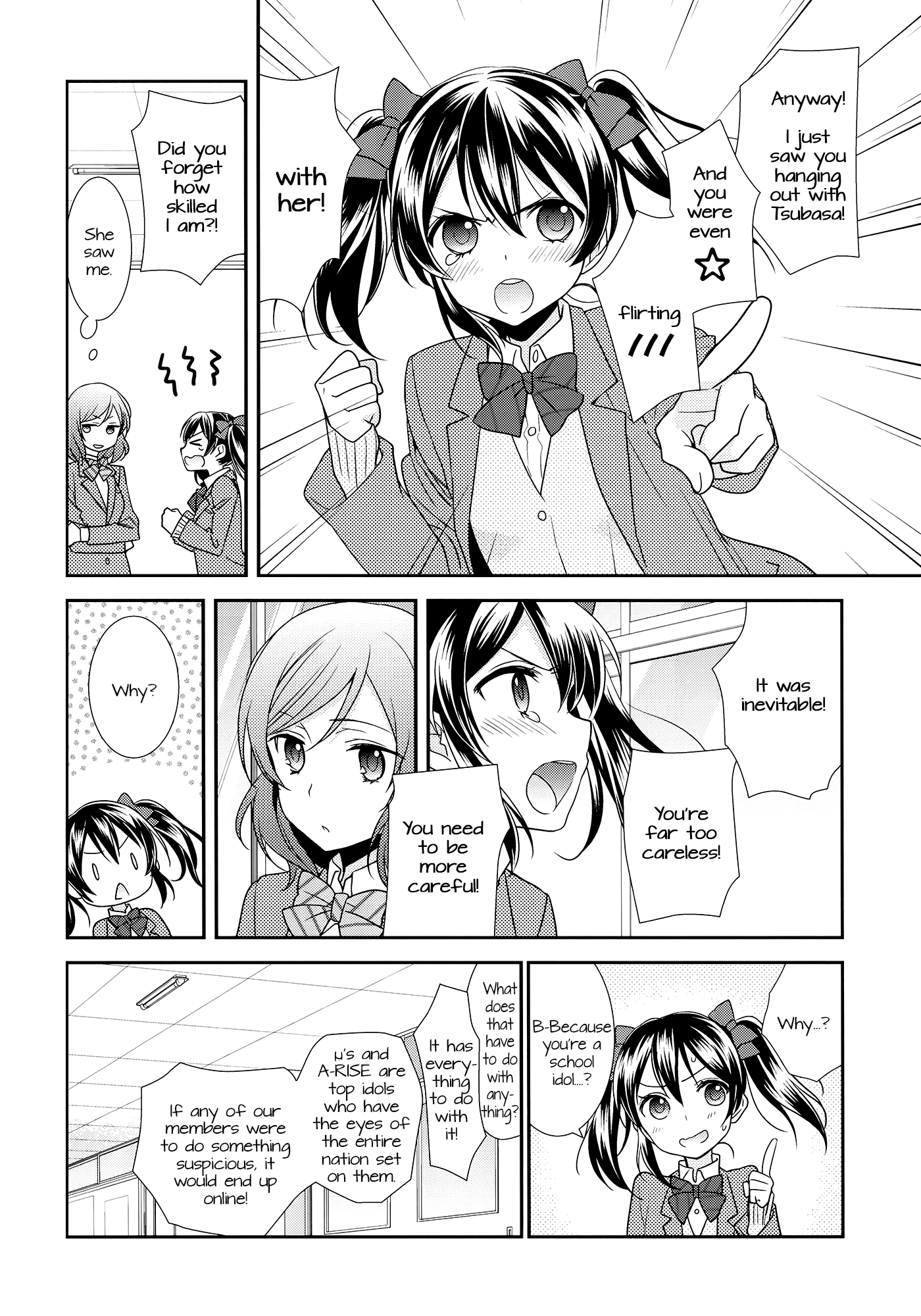 Uchuu No.1 Idol Nico-nii ga Choro Sugi Maki-chan ni Okoru no wa Atarimae desu. page 9 full