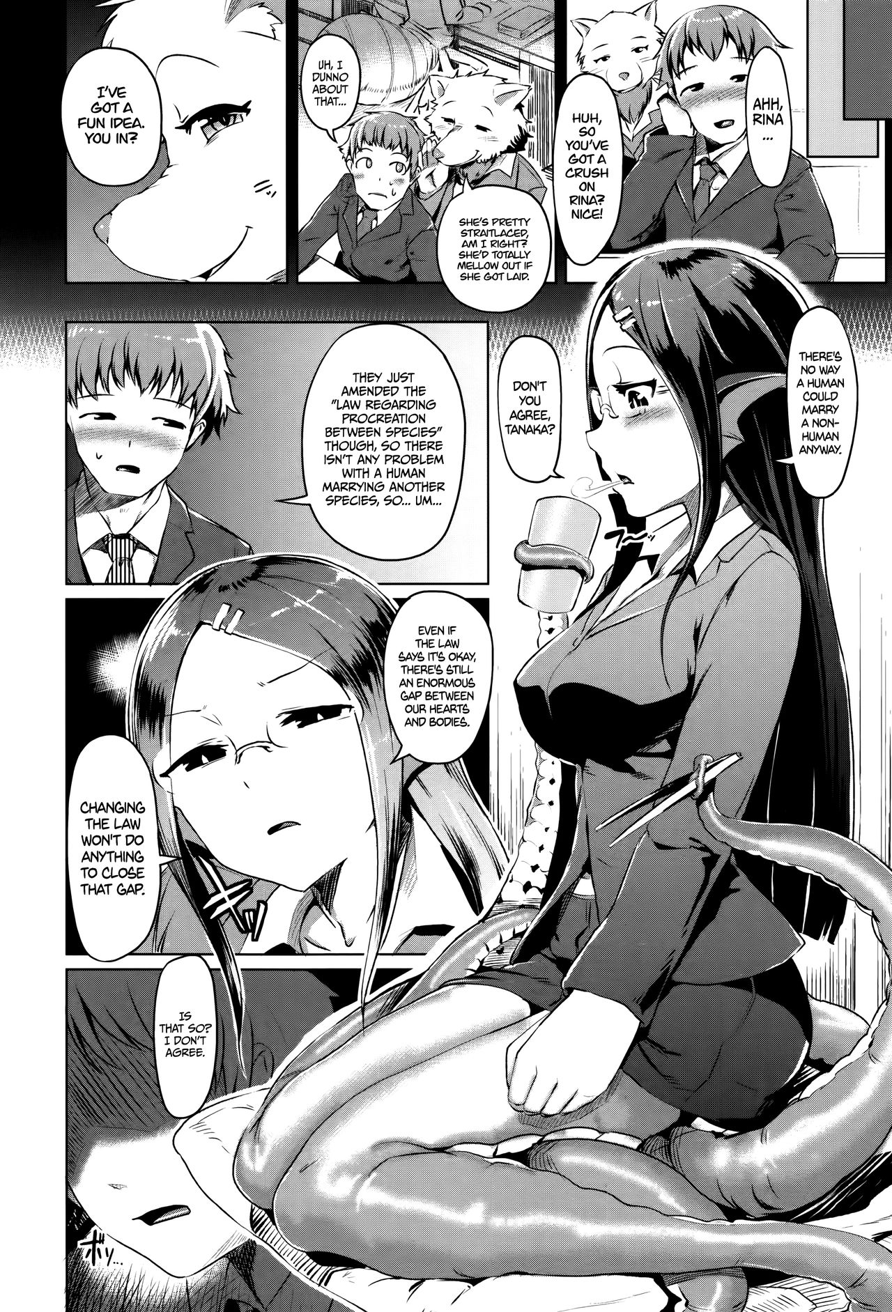 Scylla na Kanojo no Konkatsu Jijou | A Scylla's Journey to Marriage   =Dark Mac + CW= page 2 full