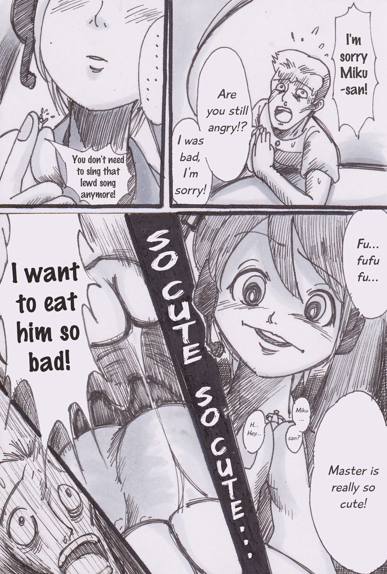 Miku ga Tabeteyanyo w page 3 full