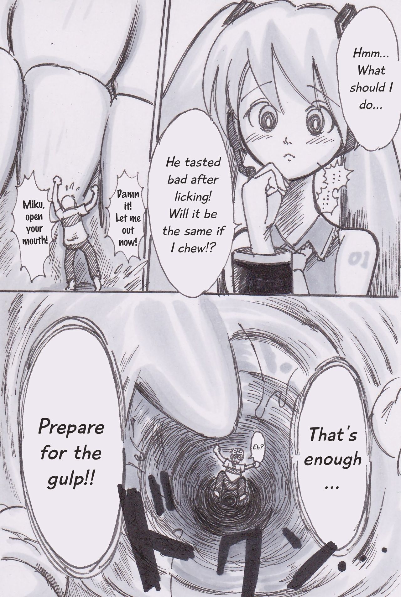 Miku ga Tabeteyanyo w page 6 full