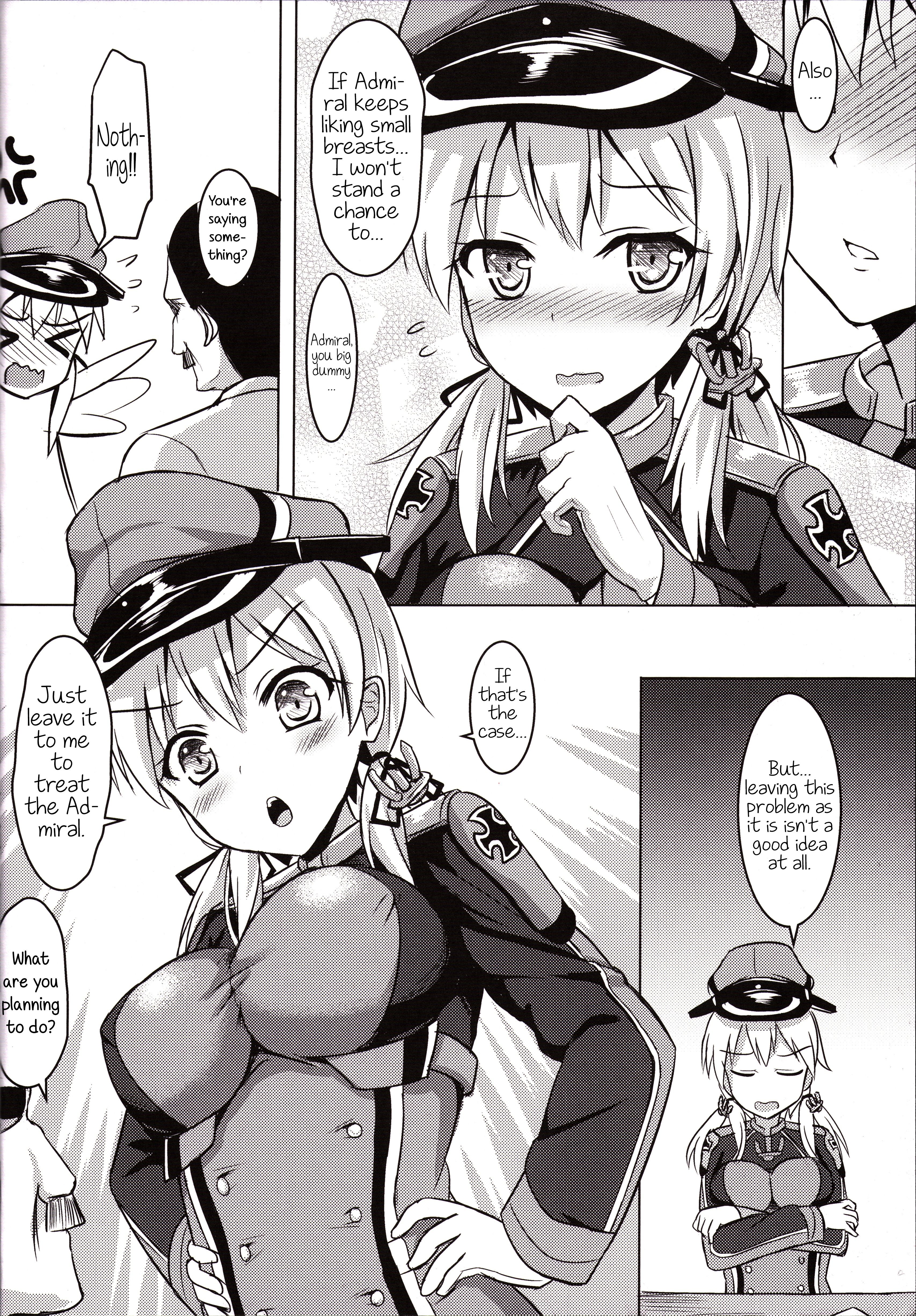 Doitsu Kanmusu no Oppai Sakusen | German Shipgirls' Boob Tactics page 7 full