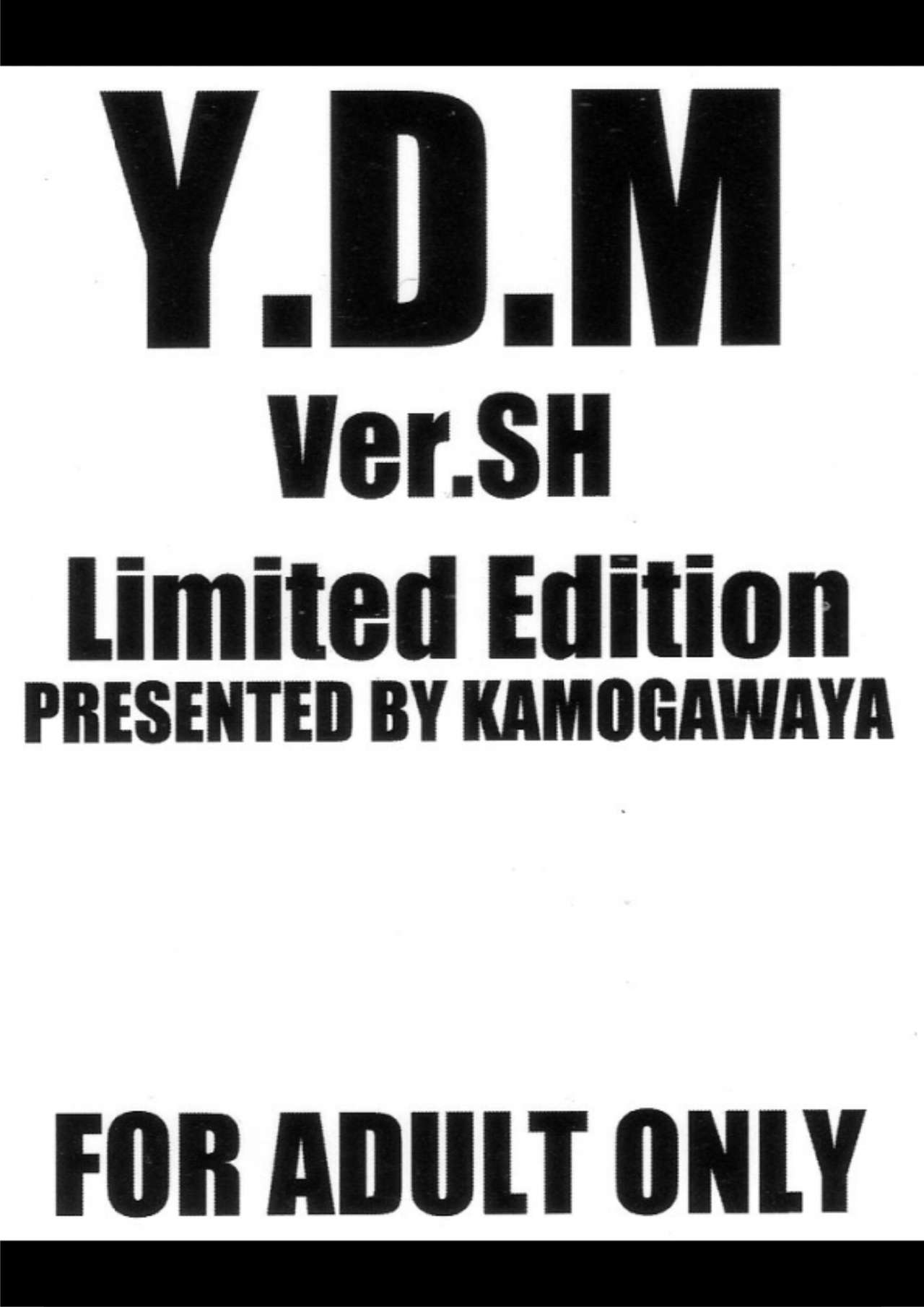 Y.D.M Ver.SH Limited Edition page 2 full