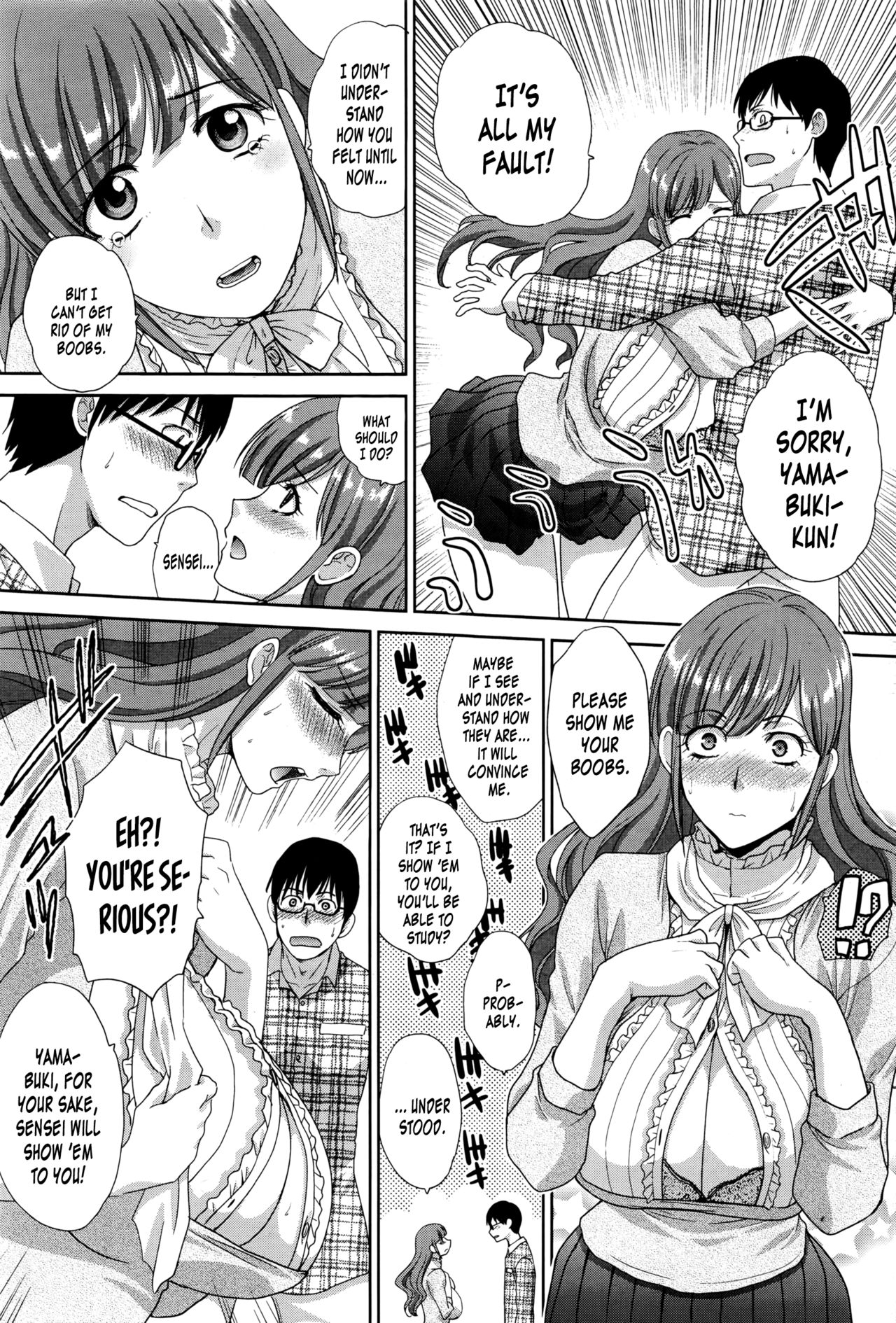 Tanima de Obenkyo | Study With Cleavage page 9 full