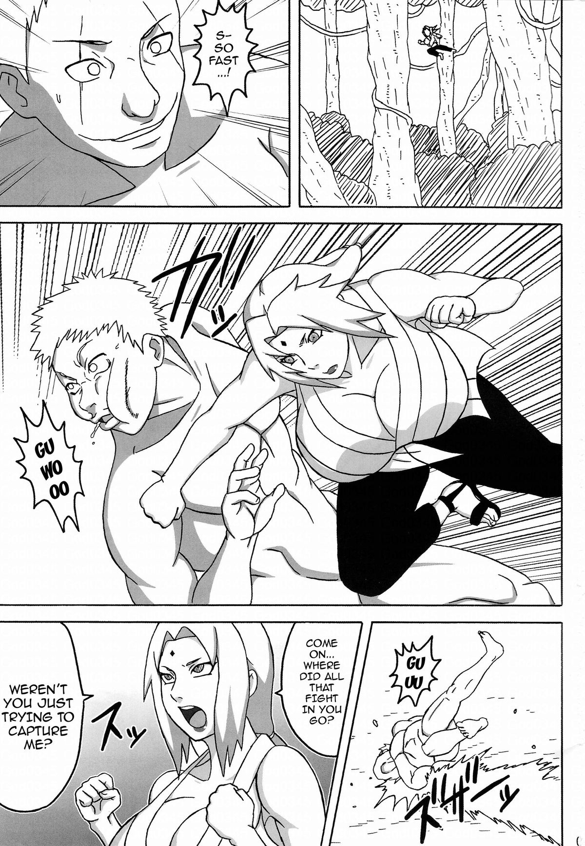 Tsunade no In Kangoku R - Chichikage Tanetsukeden | Tsunade's Lewd Prison 3 page 2 full