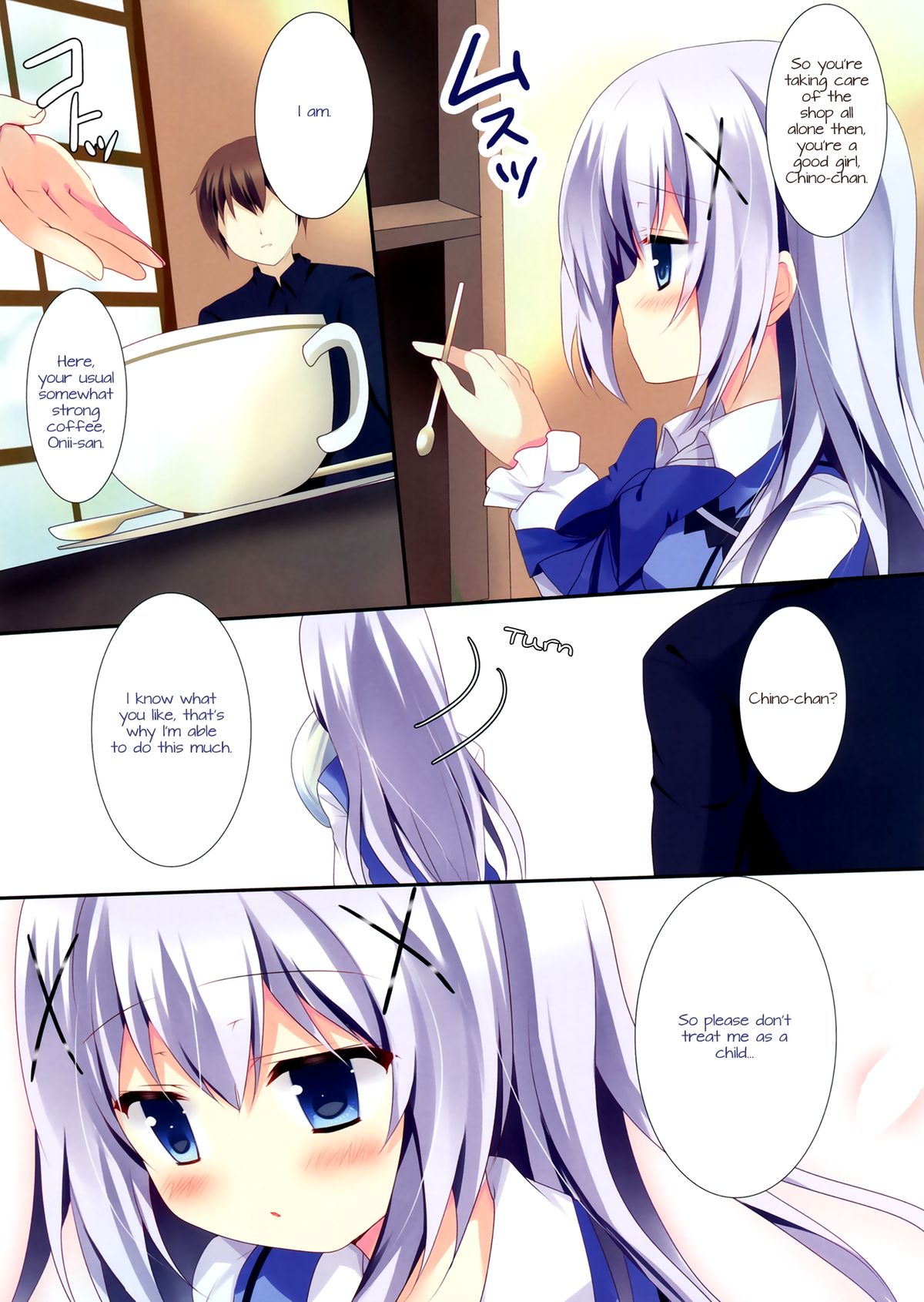 Chino-chan ni Onii-san te Iwaretai! page 4 full