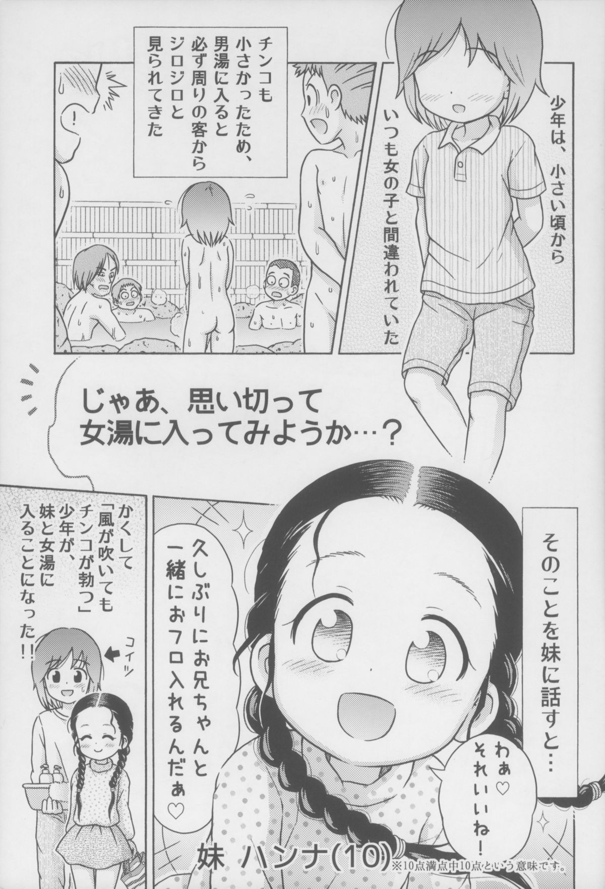Omoi Kitte Imoto to Onnayu ni Haitte Mita. page 3 full
