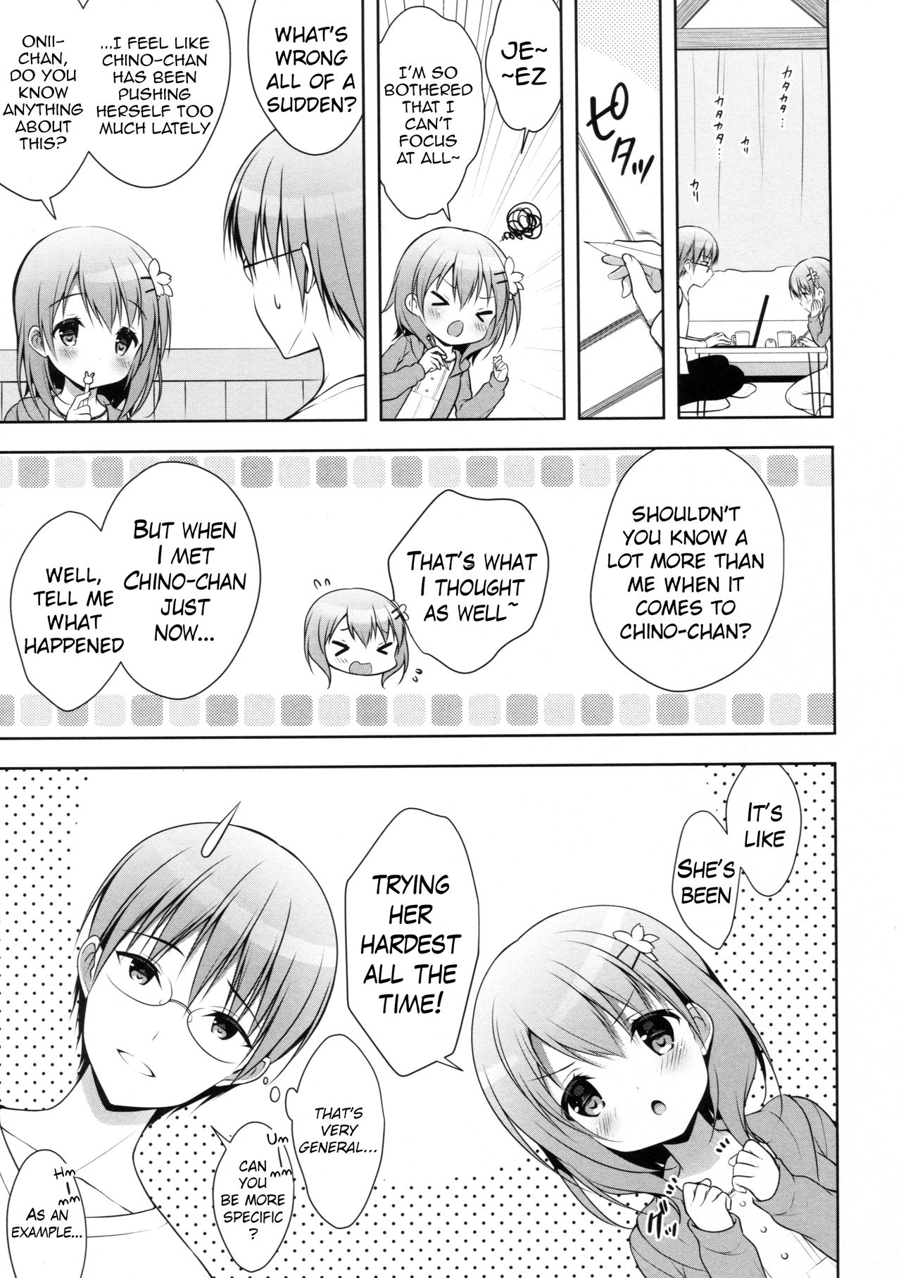 Chino-chan wa Goshuushin Kokoa√ | Chino-chan is Infatuated with Kokoa√ page 6 full
