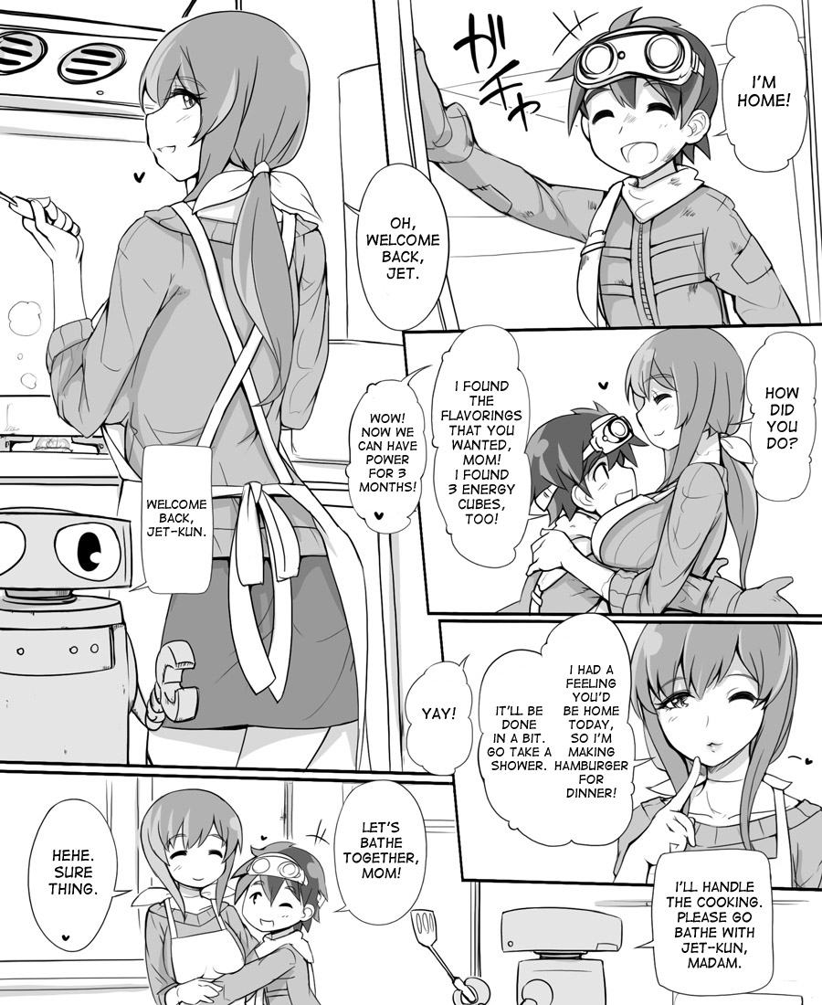 Shelter de Kurashiteru Shota no Hahaoya-yaku ga Koukinou Sexaroid page 1 full