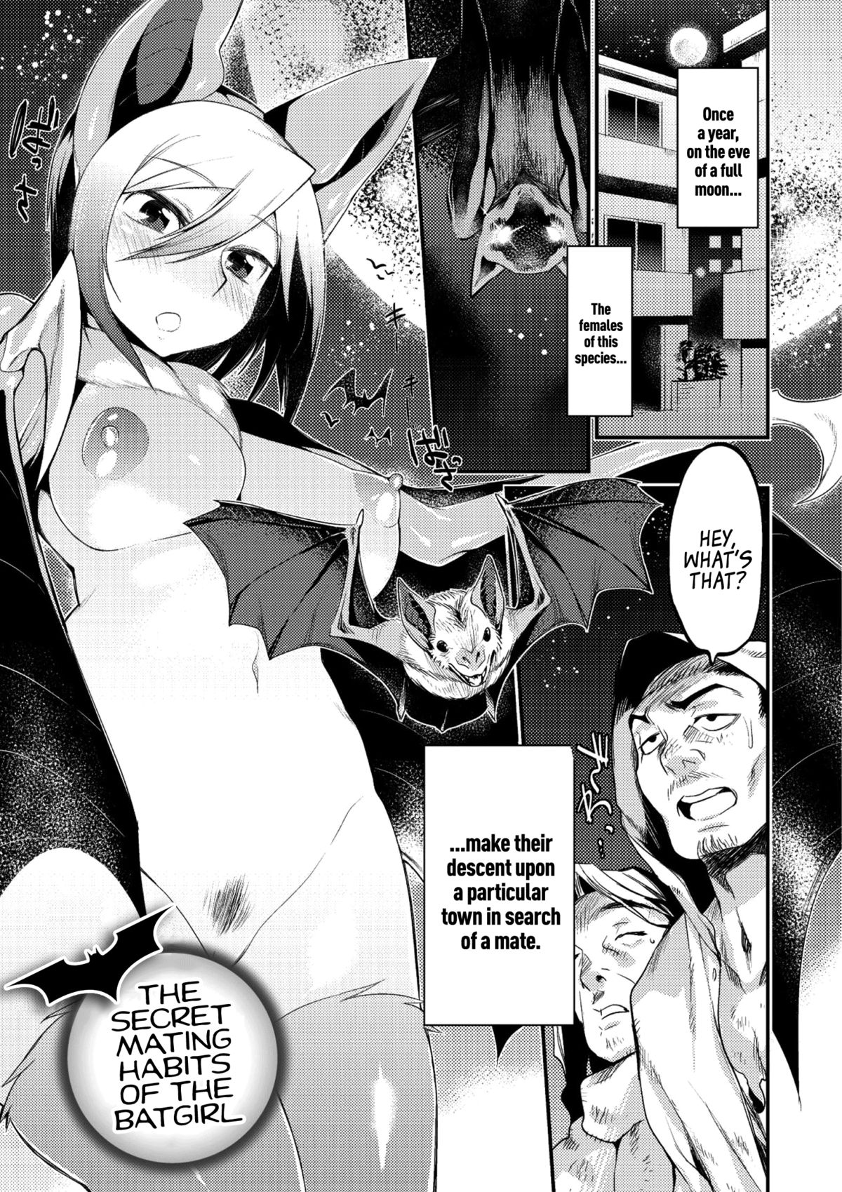Jitsuroku! Koumori Onna-tachi no Hanshokuki | The Secret Mating Habits of the Batgirl page 1 full