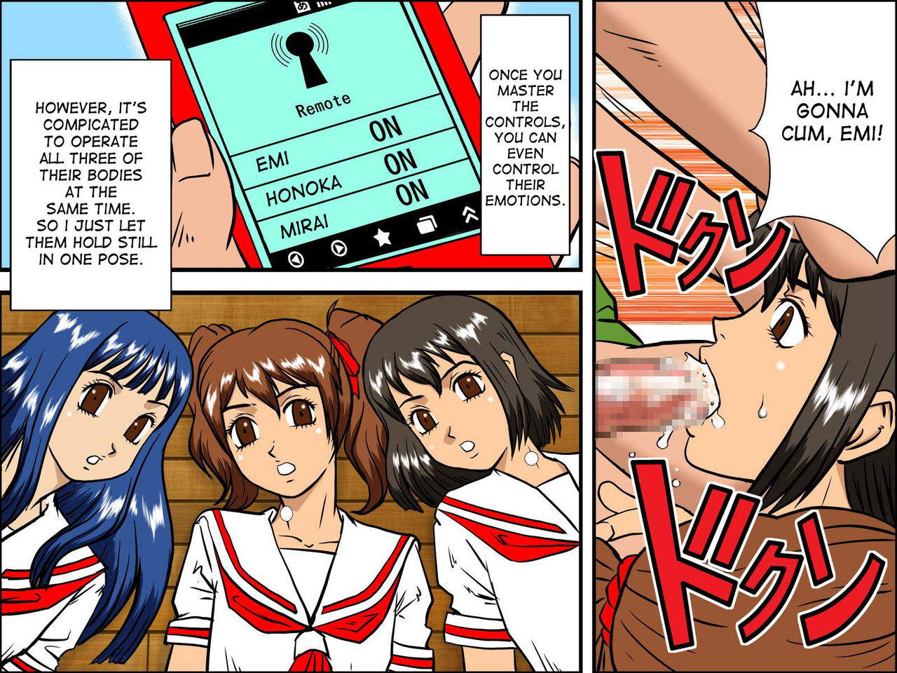 Rajikon Girl ~ Seal o Hatte Joshi o Omoi no Mamani Control | Remote Control Girl~ Put on the Sticker and Control any Girl you like! page 9 full