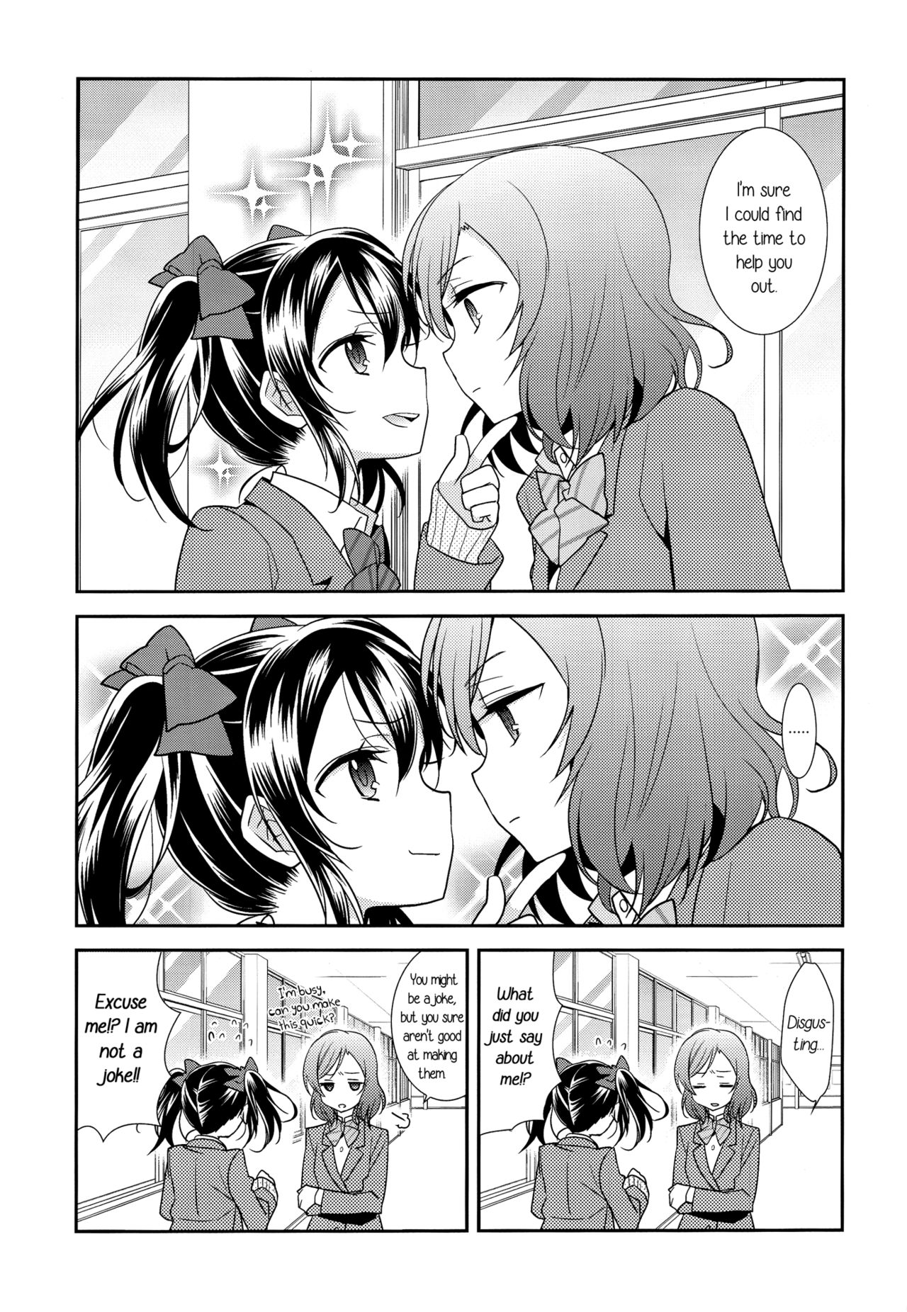 Uchuu No.1 Idol Nico-nii ga Choro Sugi Maki-chan ni Okoru no wa Atarimae desu. page 8 full