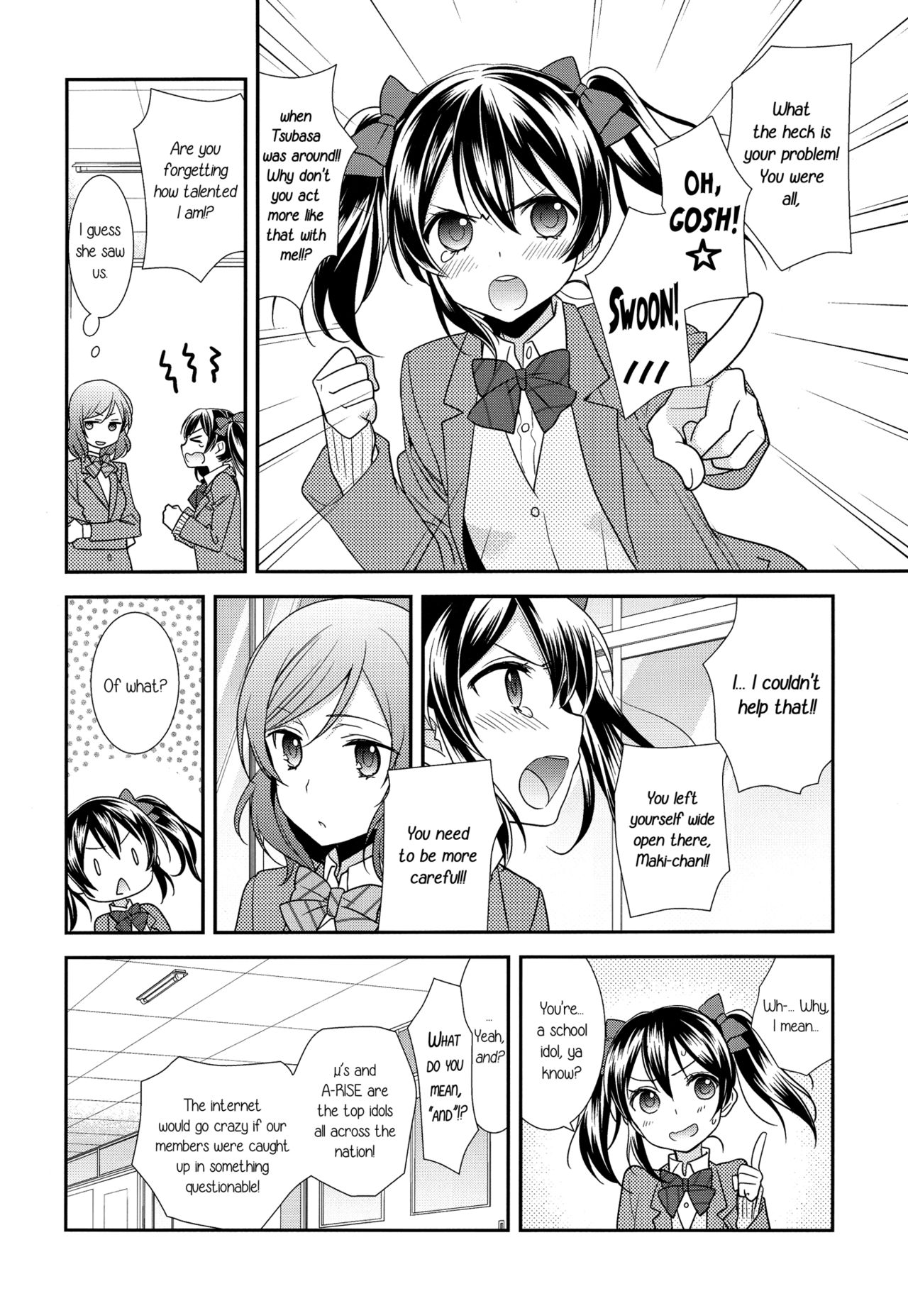 Uchuu No.1 Idol Nico-nii ga Choro Sugi Maki-chan ni Okoru no wa Atarimae desu. page 9 full