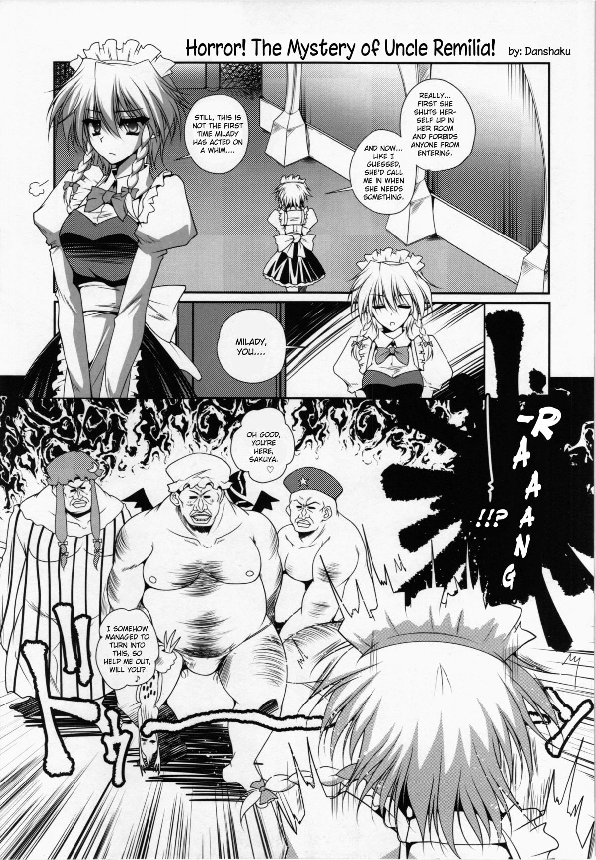 Kyoufu! Remilia Oji-san no Kai | Horror! The Mystery of Uncle Remilia! page 1 full