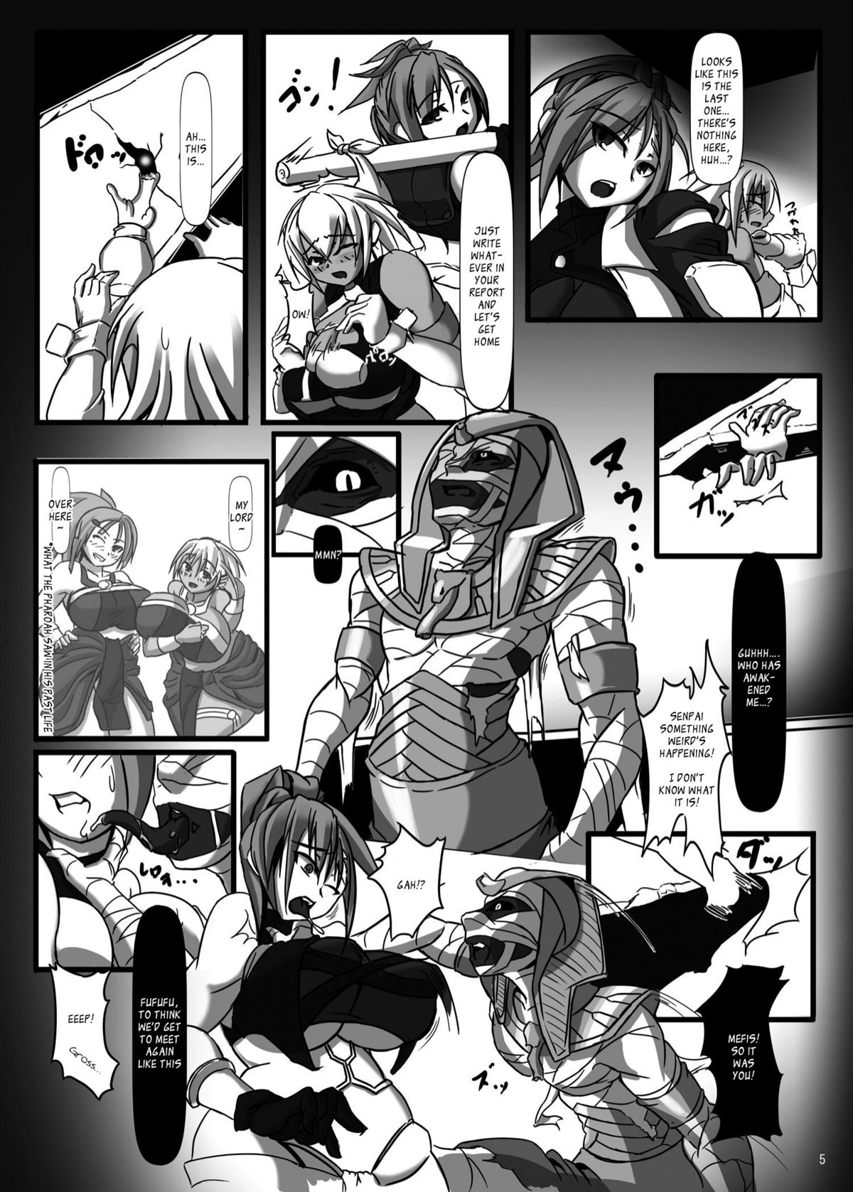 Conquistadores Kodai Iseki de Sanran Acme! Pharaoh Taieki Shokubai Hen page 5 full
