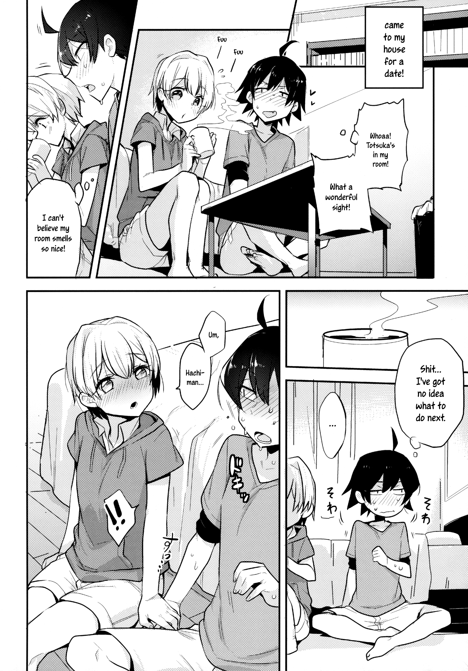 Tenshi Kawaii Totsuka no Dekamara de Mesu ni Sareru Hachiman no Hon. | Cute Angel Totsuka Turns Hachiman into His Bitch with His Elephant Cock   =SW= page 5 full