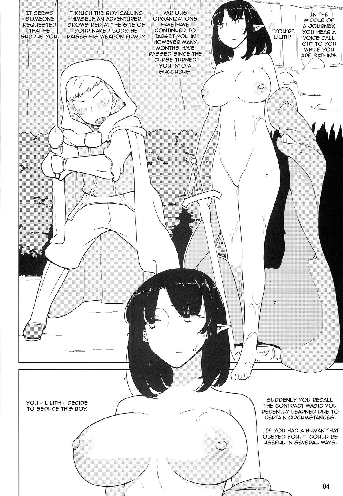 Lilith -Inma ni natta Kishi- | Lilith -The Knight Who Became a Succubus- page 4 full