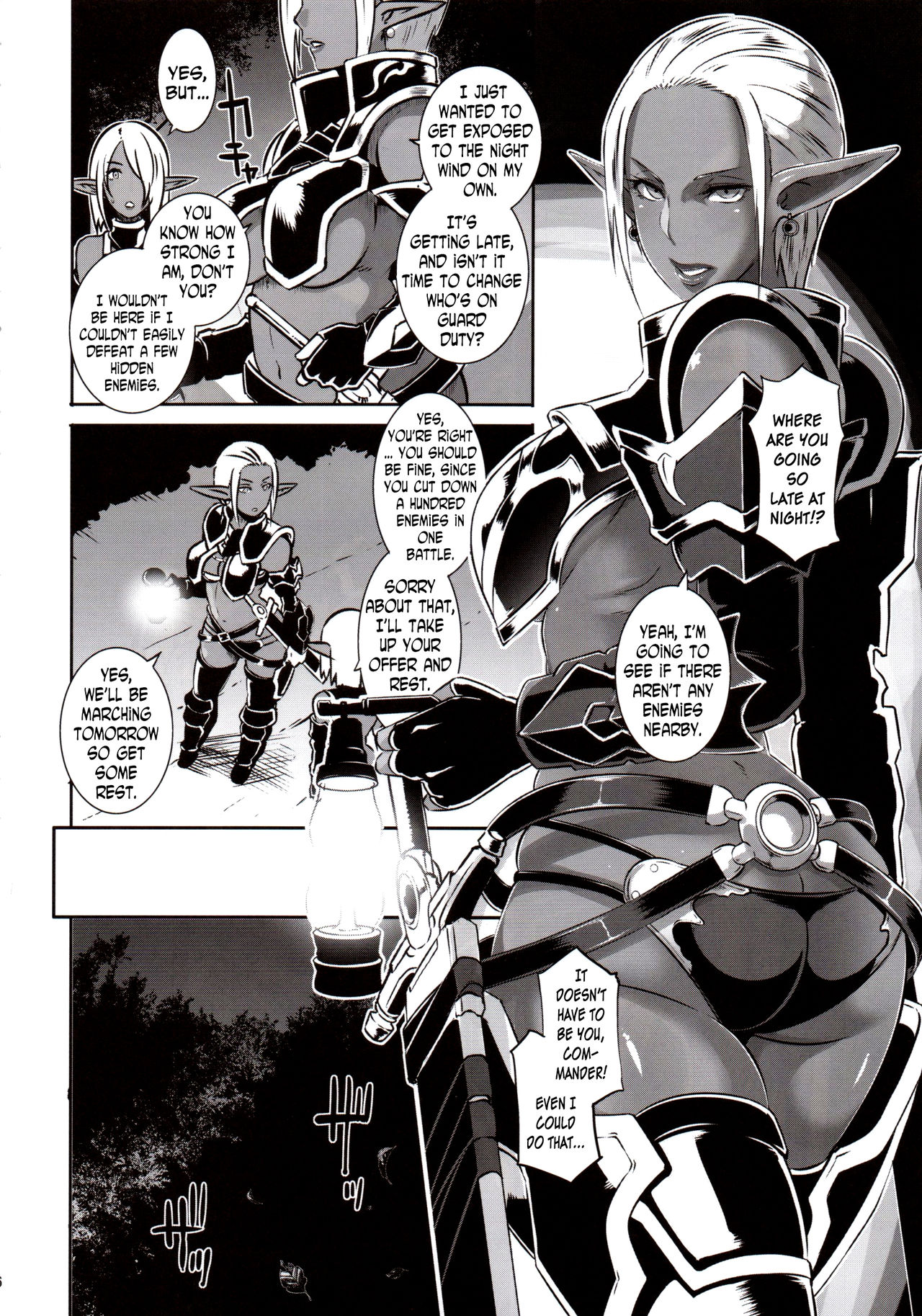 DARK ELF vs ALIEN page 5 full