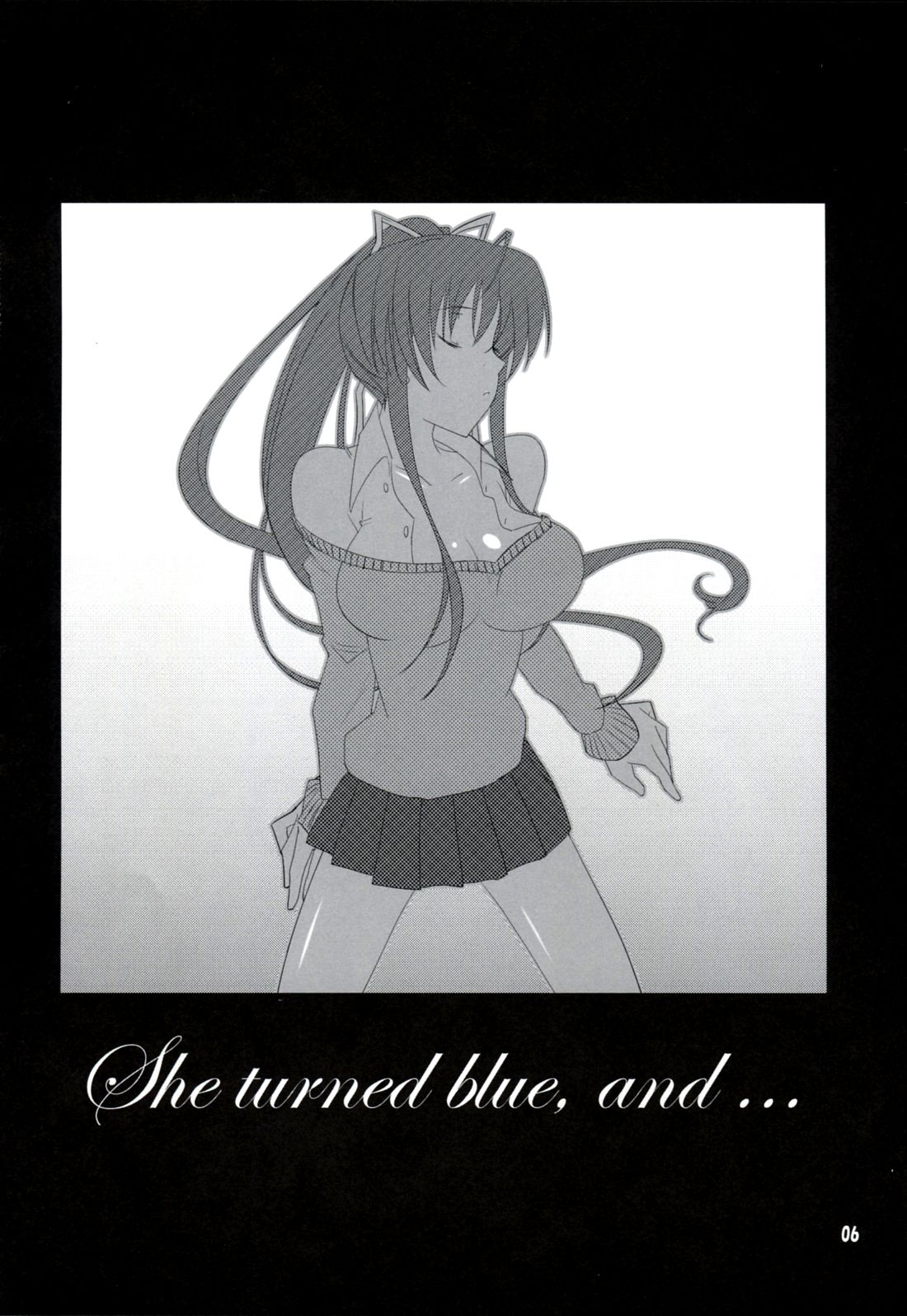 she turned blue, and... page 5 full