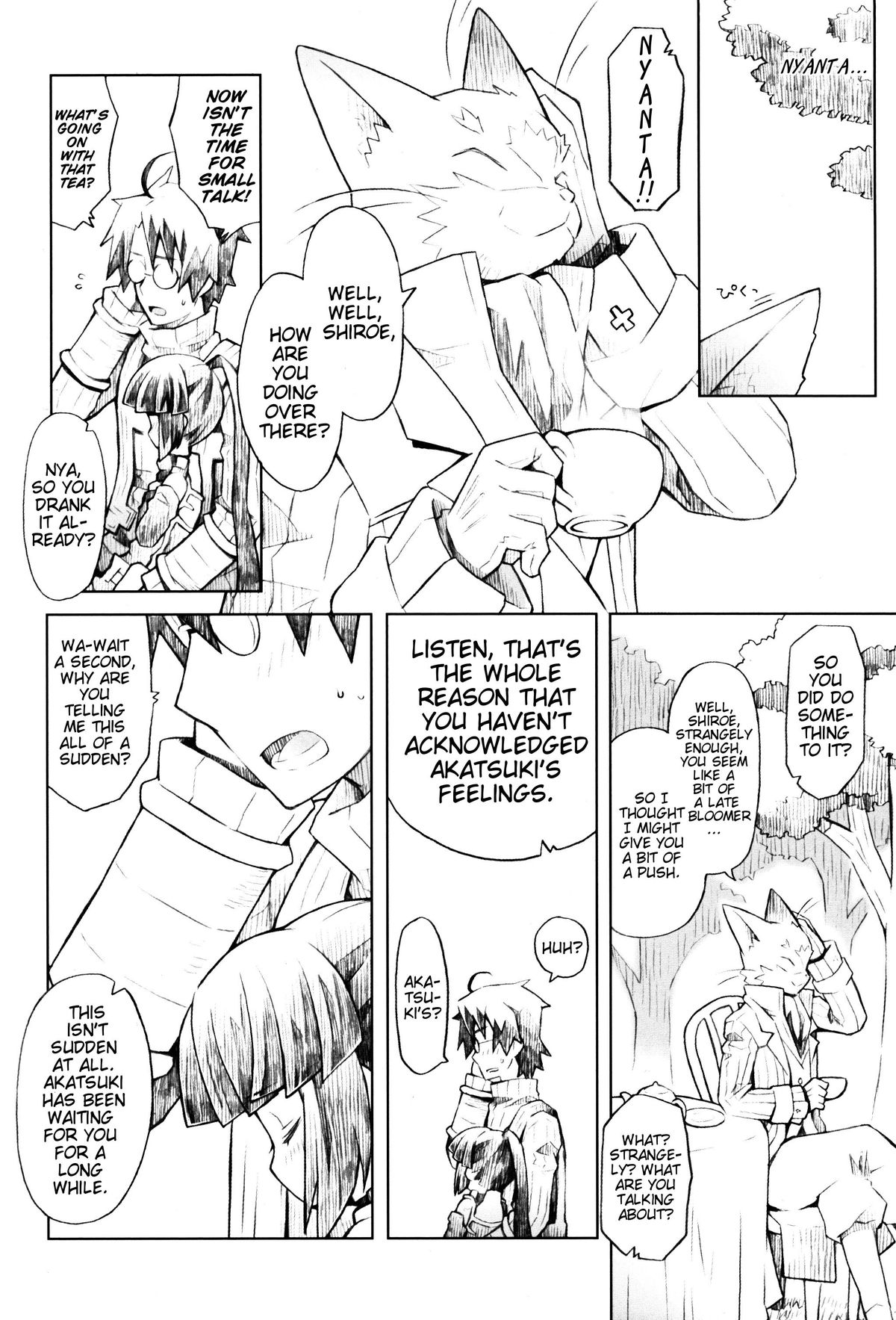 Neko to Ocha to Kyuujitsu to. | A Cat, Tea, and a Holiday. page 10 full