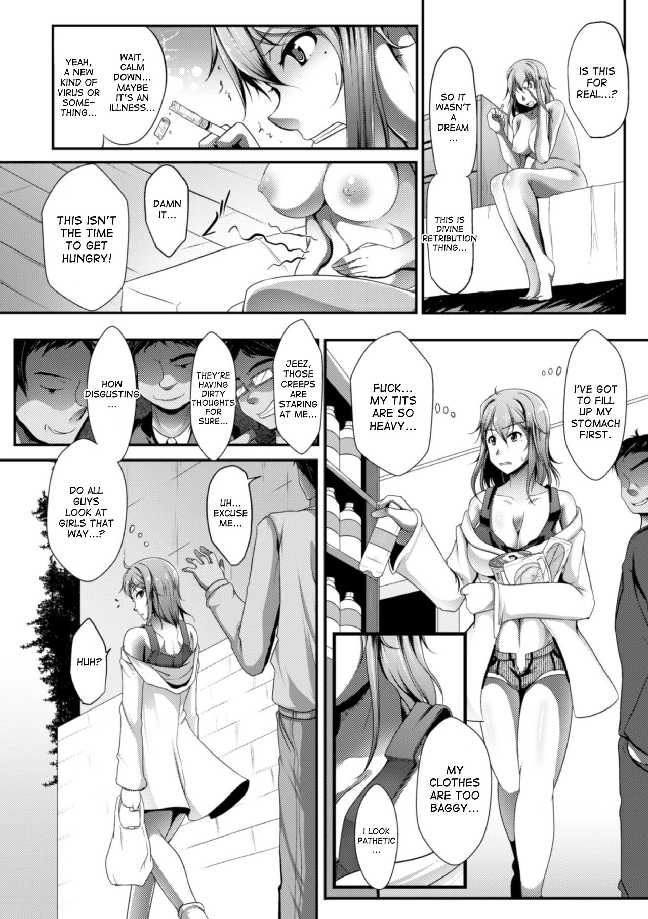 Shinbatsu Chokugeki! Kawaii Ko ni Sarete Yogarasareru Ore | Divine Punishment! I was turned into a cute girl who gets raped! page 4 full