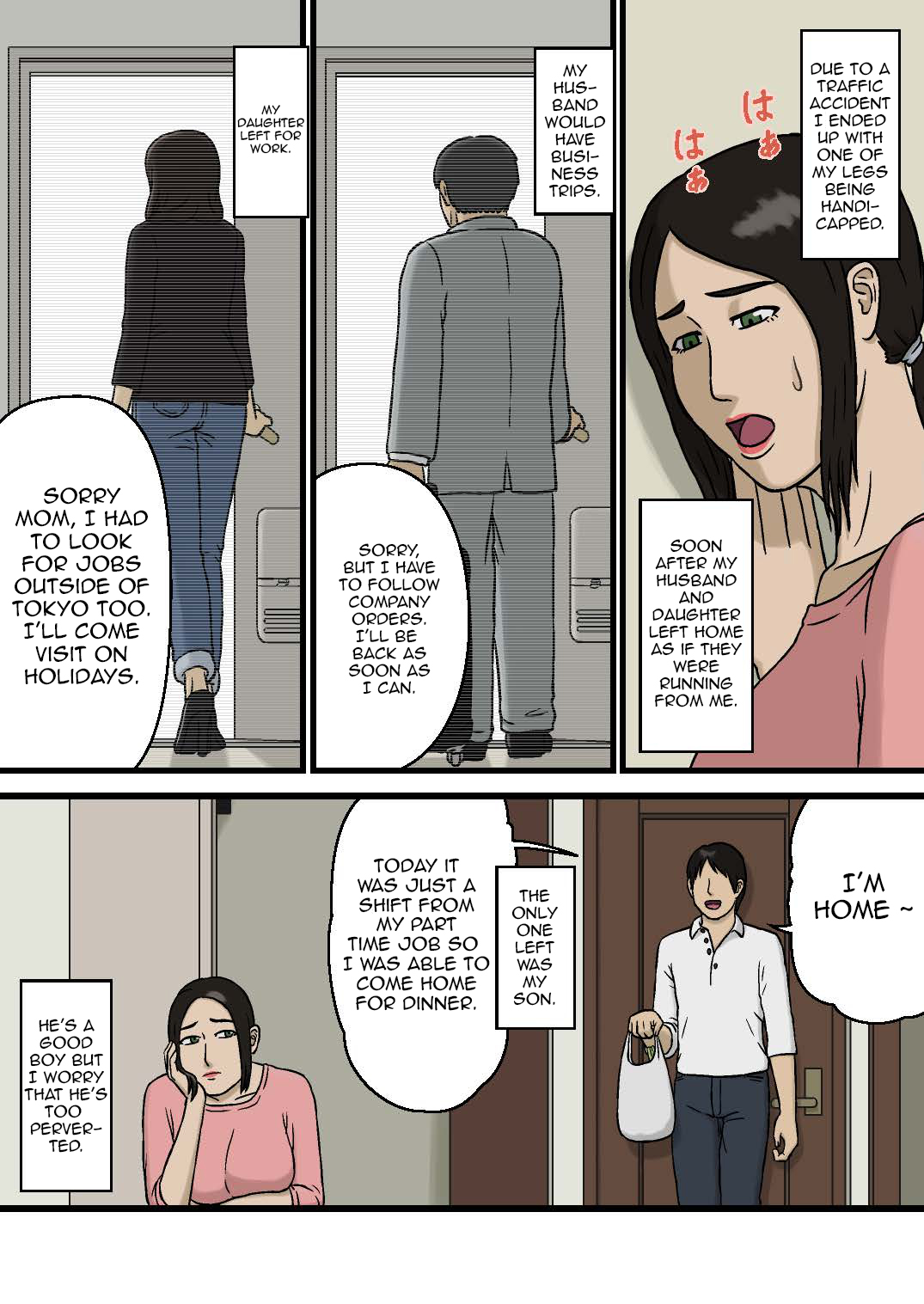 Hahaoya To Sukebe Na Musuko | A Mother And Her Perverted Son page 3 full