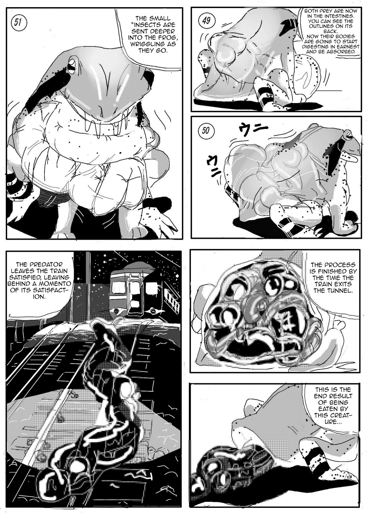 Kaeru marunomi -  Frog Vore page 8 full