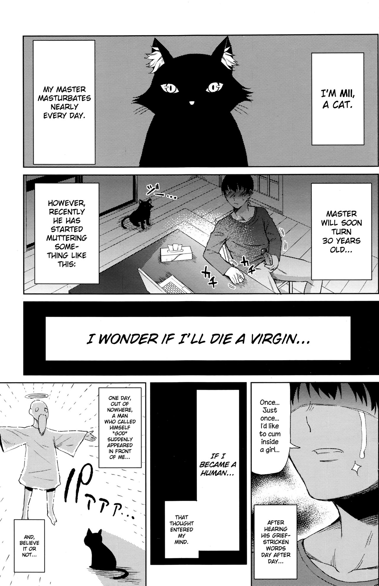 Ningen ni Natta Neko | The Cat Who Became Human page 1 full