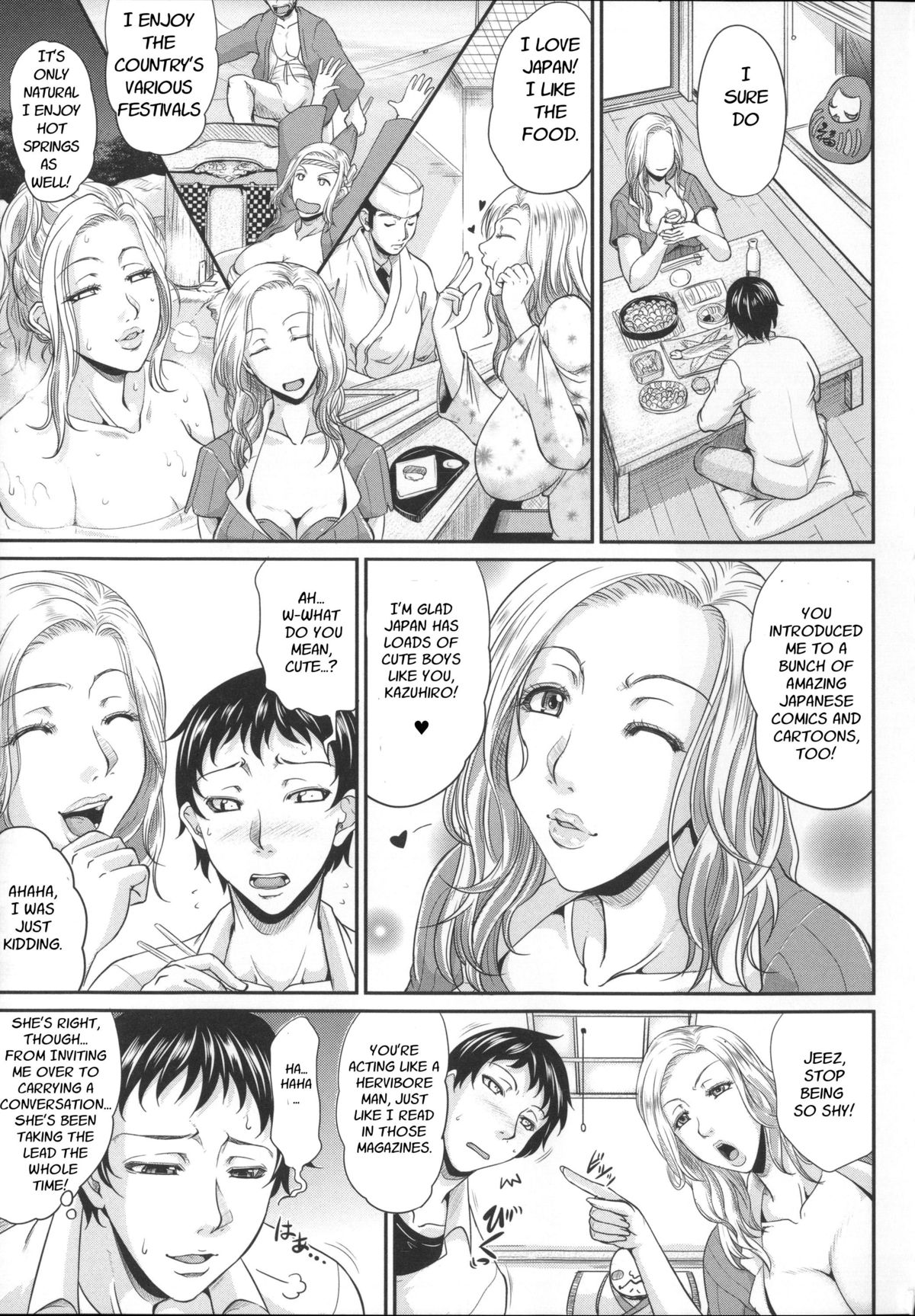 Enjo Kousai ~Midara na Mama no Aishikata~ Ch. 6 - Blonde Bondage page 5 full