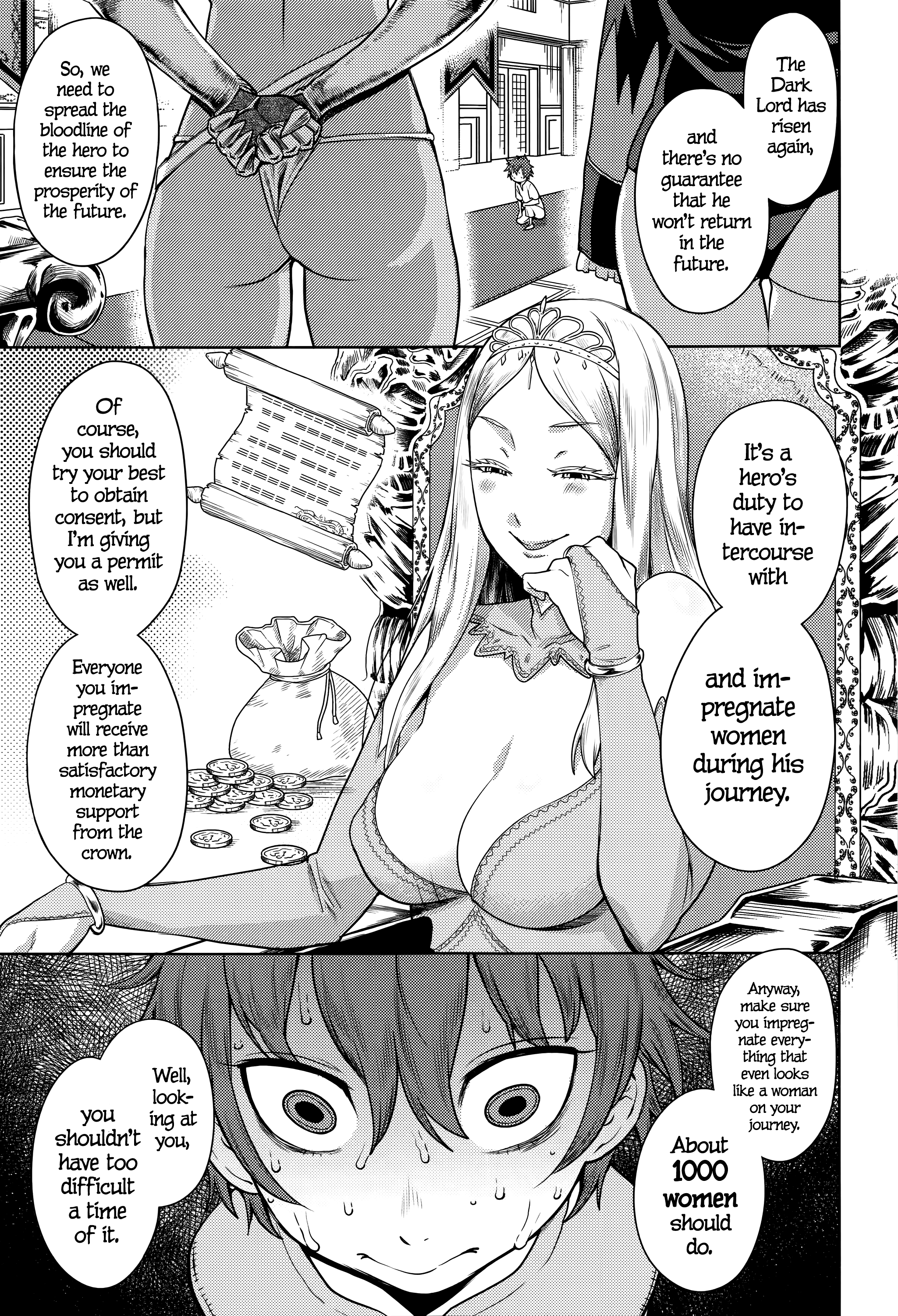 ChinTrai Quest -Shota Yuusha no Haramase Chin Douchuu- | Dick Training Quest ~Little Hero's Conception Journey~   =TLL + CW= page 5 full