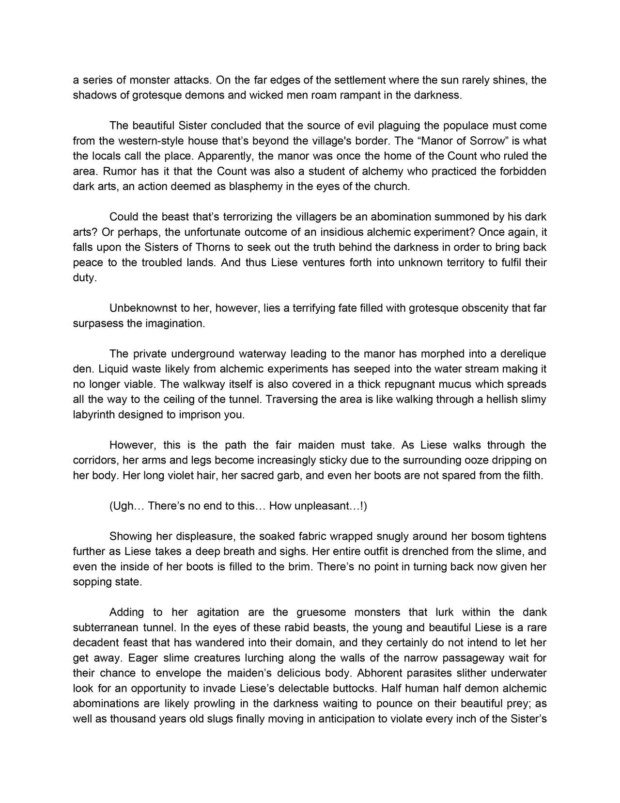 Nengoku no Liese appetizer | Liese Within the Hellish Slimy Prison: Appetizer page 7 full