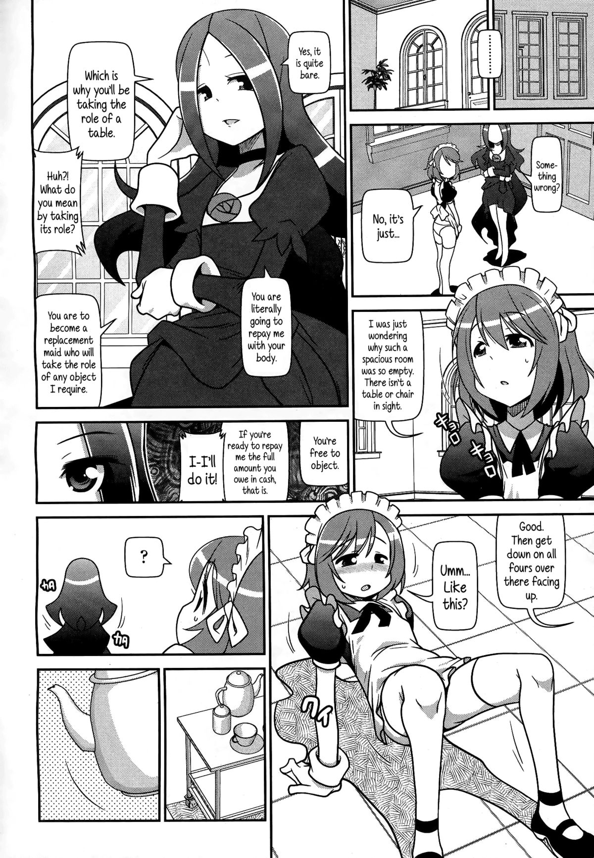 Karada de Kaeshite Daitai Maid | Repaying With My Body As A Replacement Maid page 4 full