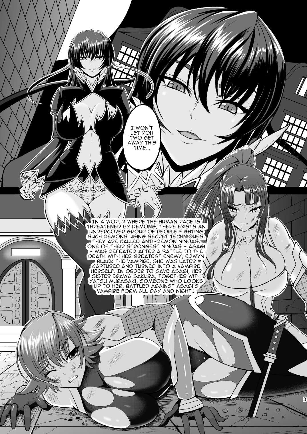 Kyuuketsuki Asagi ~Kanin Choukyou Dorei~ page 3 full
