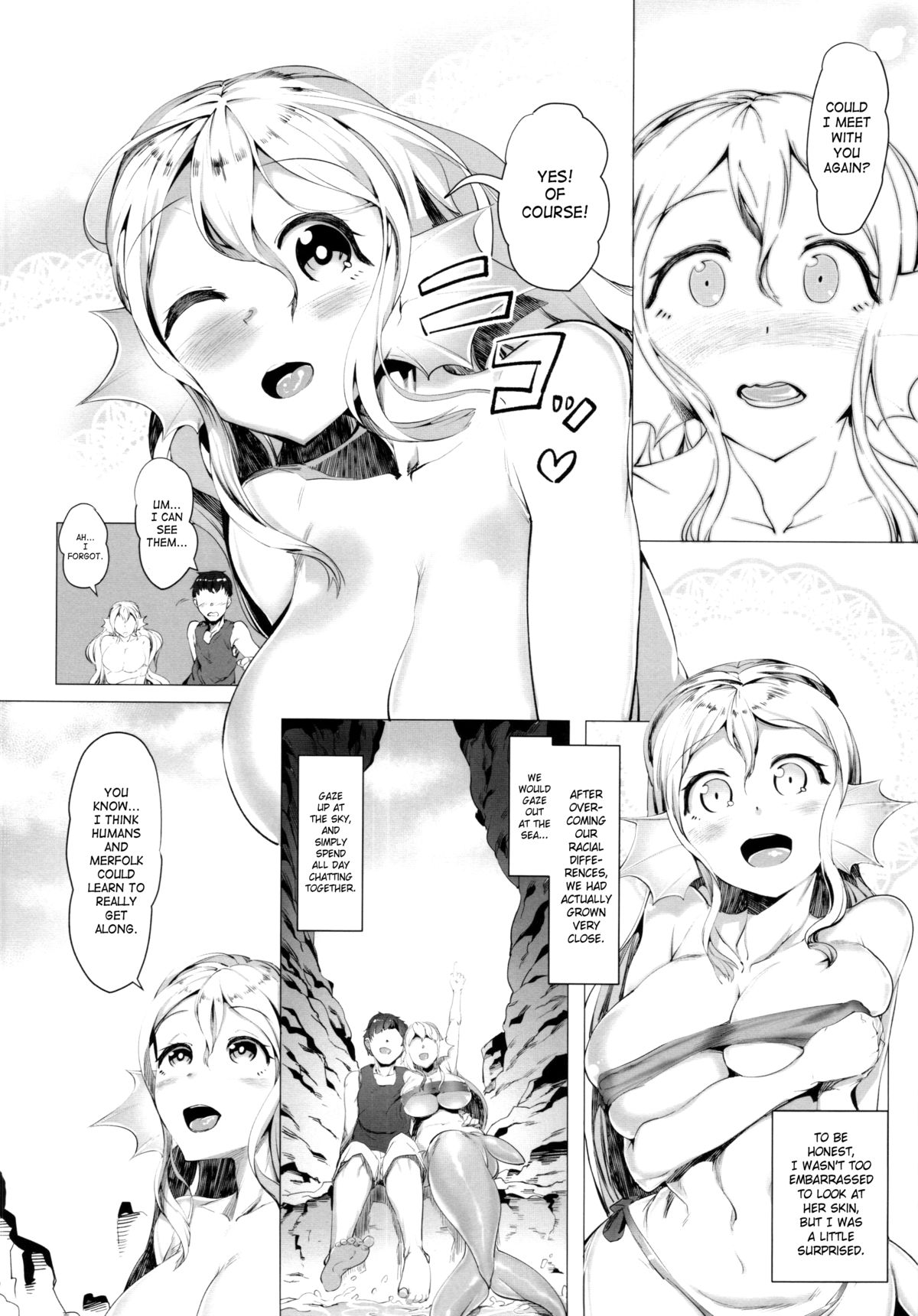 Netorare Ningyo Zuma no Shiranai Karada | NTR Mermaid Bride's Unknown Body page 6 full