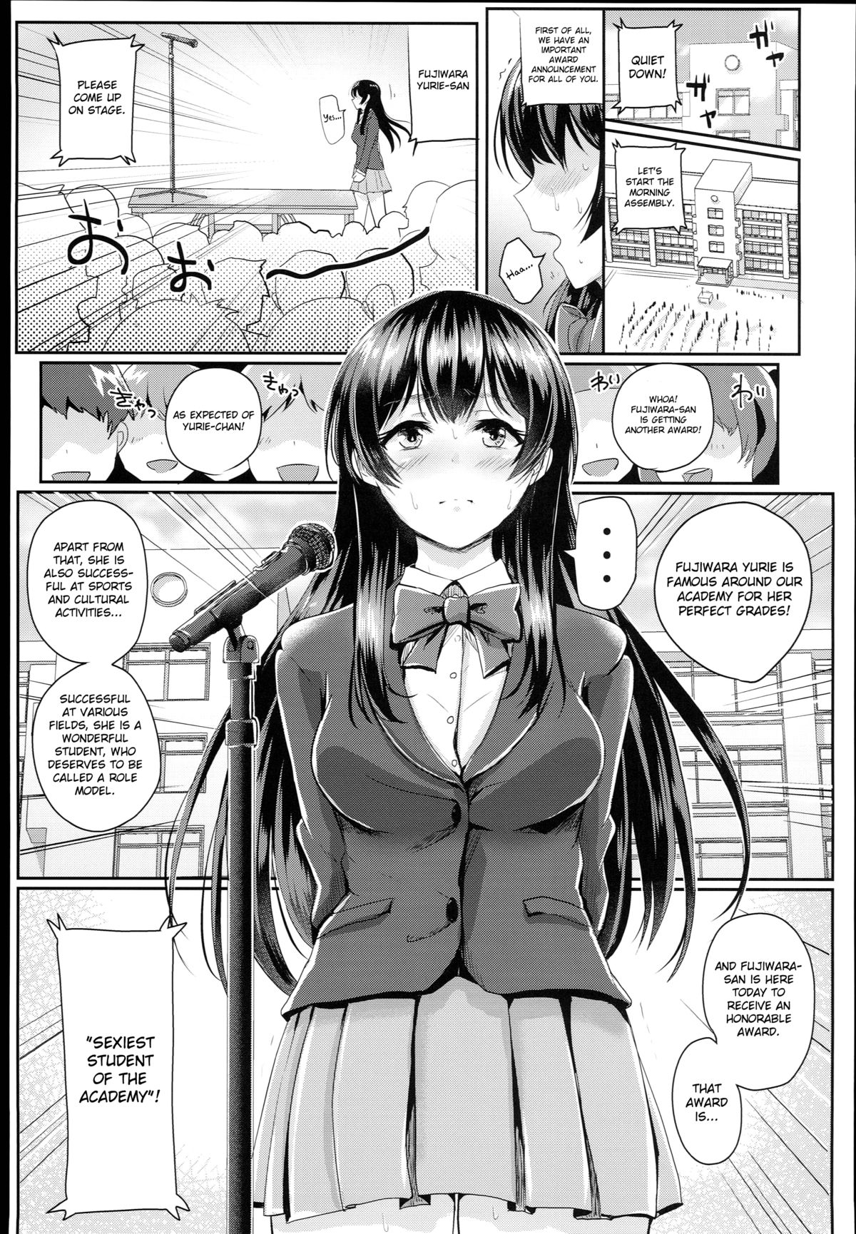 Sei no Mohan! ~Zenra Choukai Hen~ | Sex Model! ~Nude Morning Assembly Chapter~ page 5 full