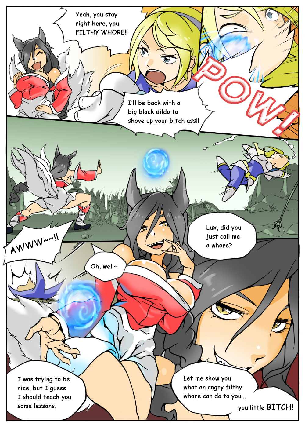 Lux gets Ganked! page 3 full