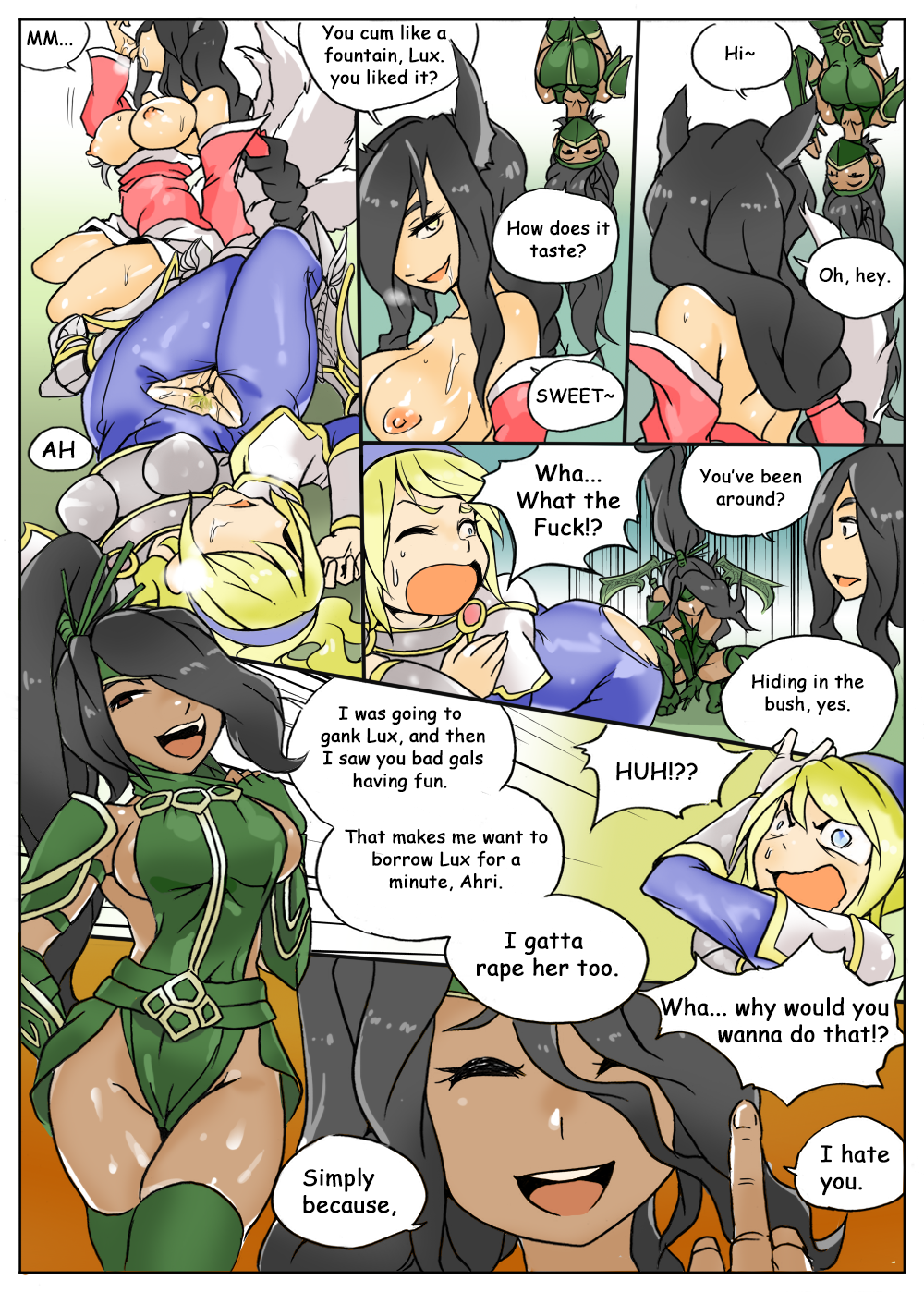 Lux gets Ganked! page 8 full