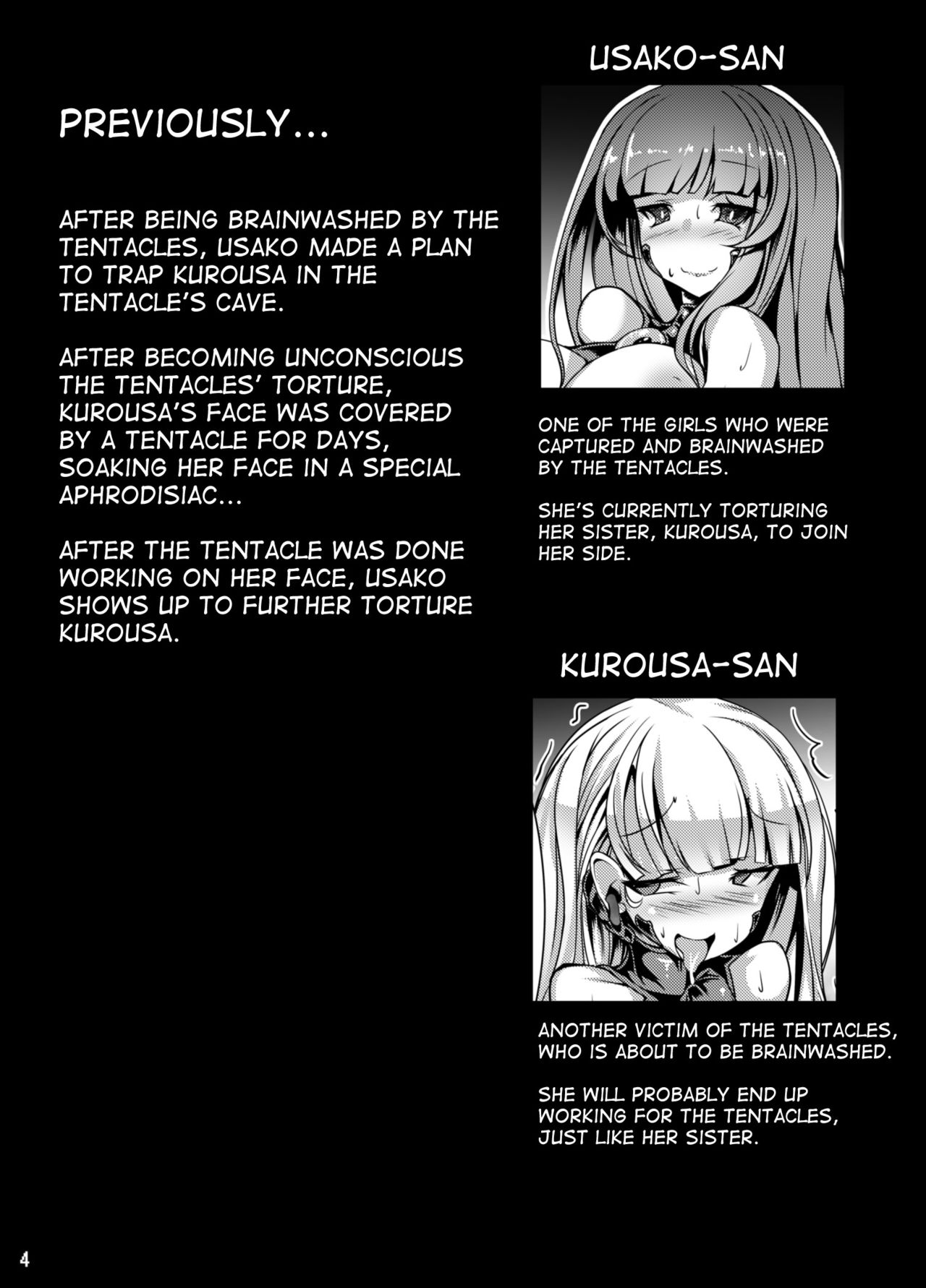 Kuro Usa ga Shokushu-sama no Mesu ni Naru Hon page 4 full