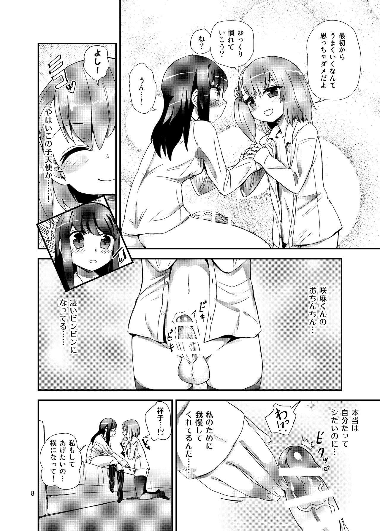 Hayasugi! Futanari Kanojo page 8 full